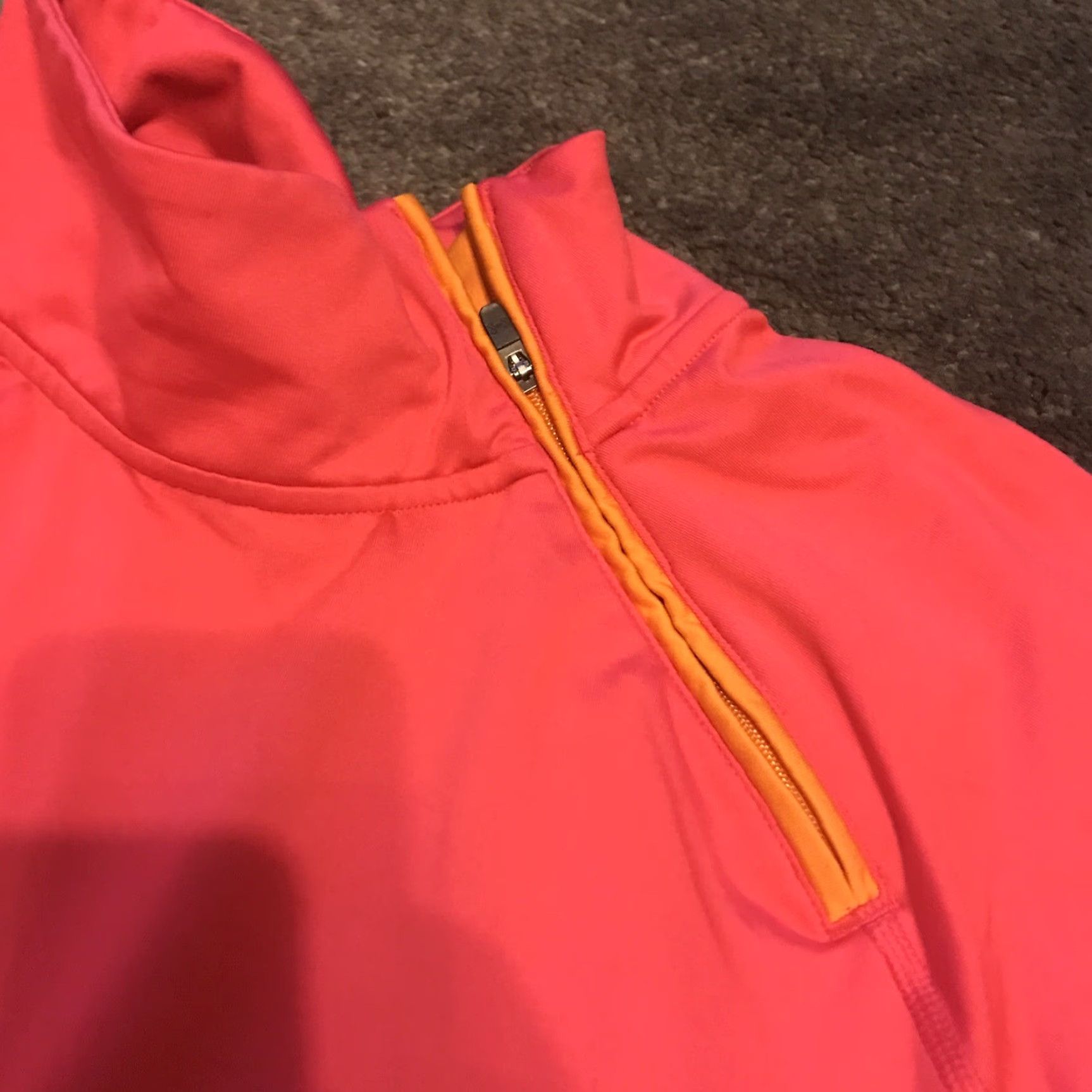Under Armour Under Armour Compression Women's L 1/4 Zip Pullover Raglan Sleeve Sweatshirt Athletic Fitted Multicolor"} Size L / US 10 / IT 46 - 5 Thumbnail
