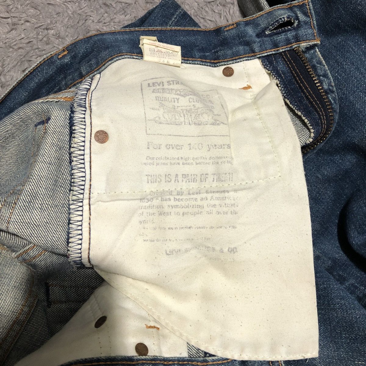 Levi's × Levi's Vintage Clothing VTG LEVIS 502 xx SELVEDGE JAPAN Size US 28 / EU 44 - 11 Thumbnail
