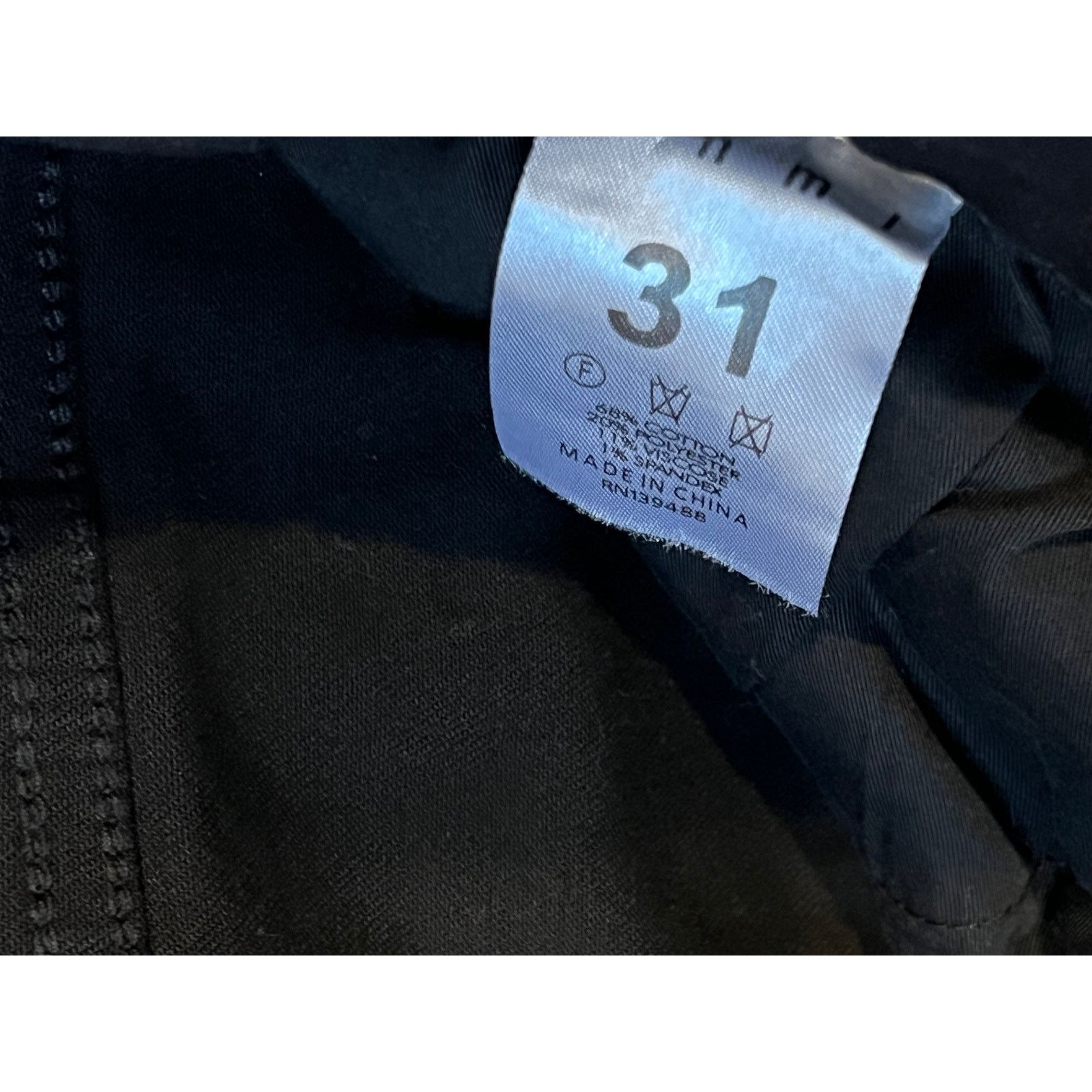 MNML MNML Slim Fit Black Jeans Mens 31x31 Size US 31 - 3 Thumbnail