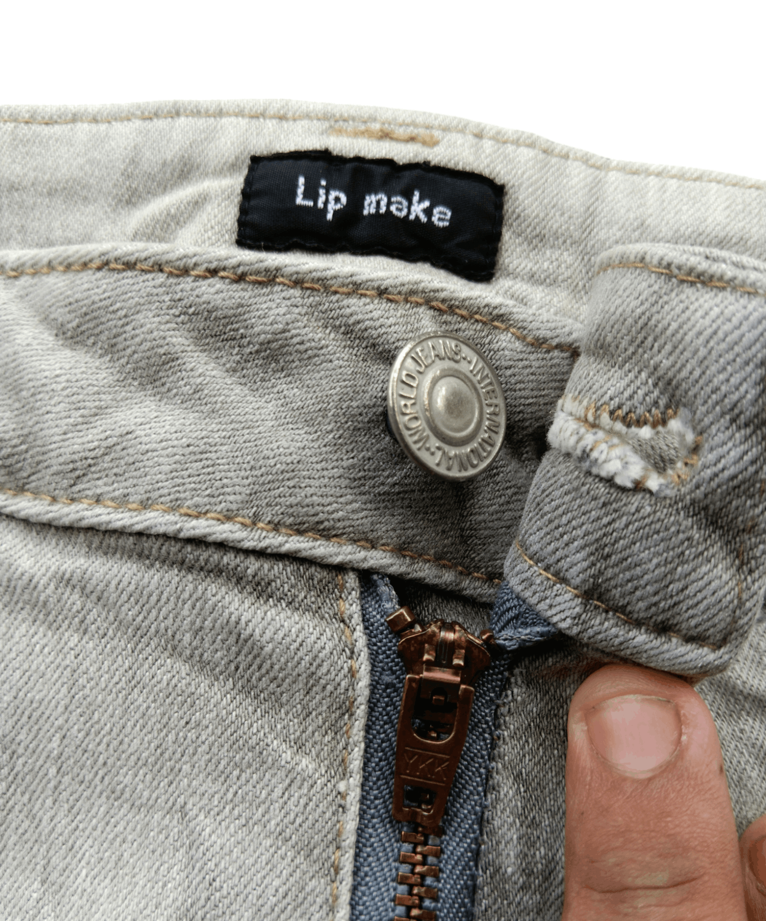Japanese Brand Lip make slashed flared bootcut jeans Size US 30 / EU 46 - 5 Thumbnail