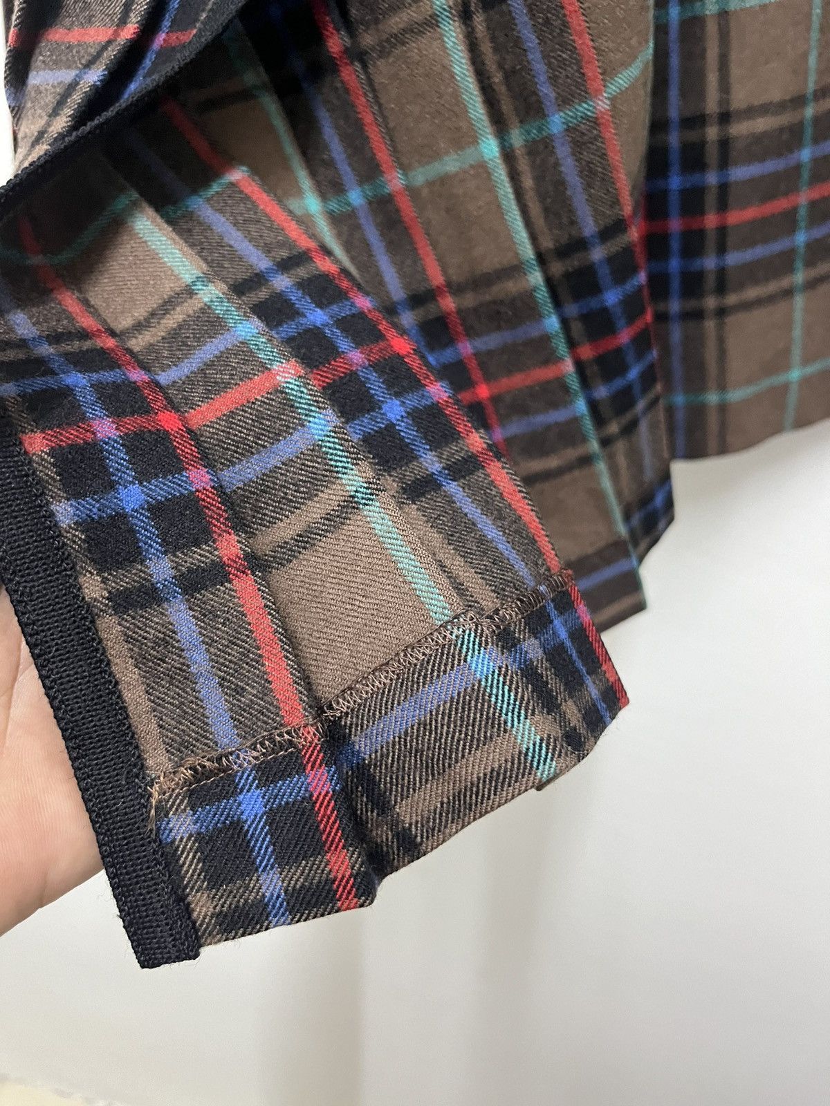 Yves Saint Laurent Vintage Yves Saint Laurent Paris YSL Wool Tartan Skirt Women Size 25" / US 0 / IT 36 - 9 Thumbnail