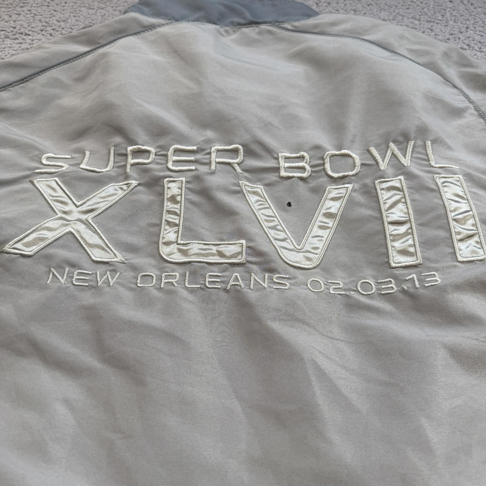 NFL NFL Super Bowl XLVII 2013 New Orleans Pullover Jacket Mens L Size US L / EU 52-54 / 3 - 11 Thumbnail