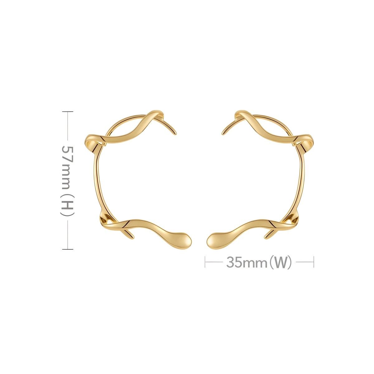 Other BEHI COLLECTION AFRODITE EAR CUFFS 18k Size ONE SIZE - 6 Thumbnail