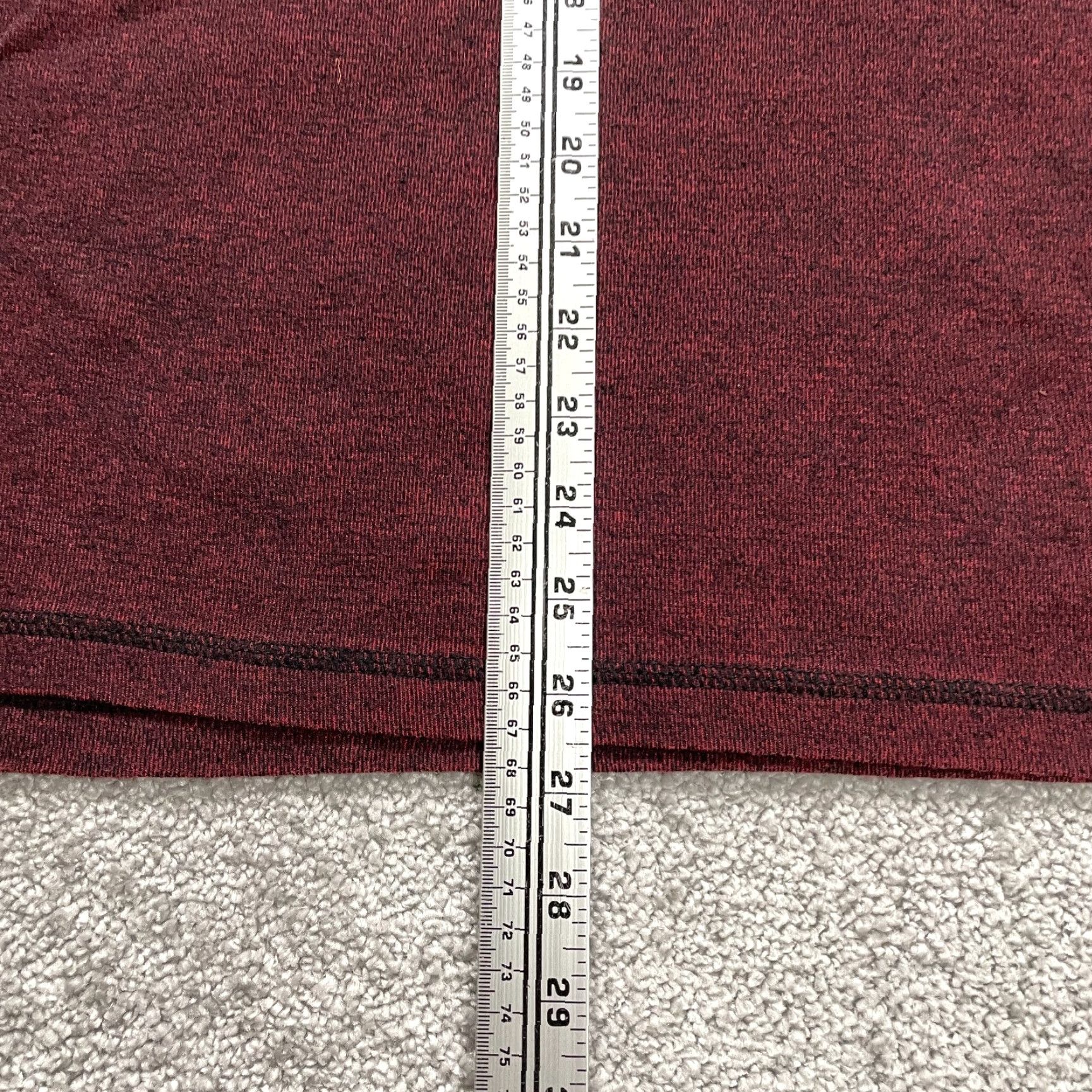 Vintage Retrofit Shirt Mens XL Red Crew Neck Long Sleeve T-Shirt Outdoor Classic, All Seasons, Breathable, Regular Fit Textile Hoodie? Size US XL / EU 56 / 4 - 7 Thumbnail