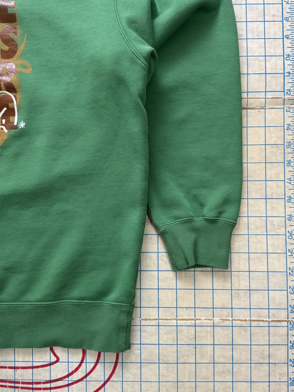 Nike × Vintage Vintage Y2K Nike Shoes Never Smile Crewneck Sweater Green Size US L / EU 52-54 / 3 - 6 Thumbnail