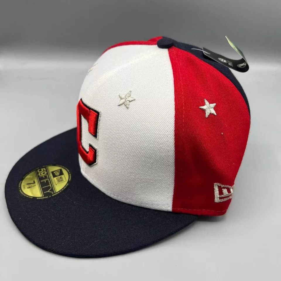 New Era Cleveland Indians Guardians 7 1/8 All Star Game Fitted Cap Size ONE SIZE - 3 Thumbnail