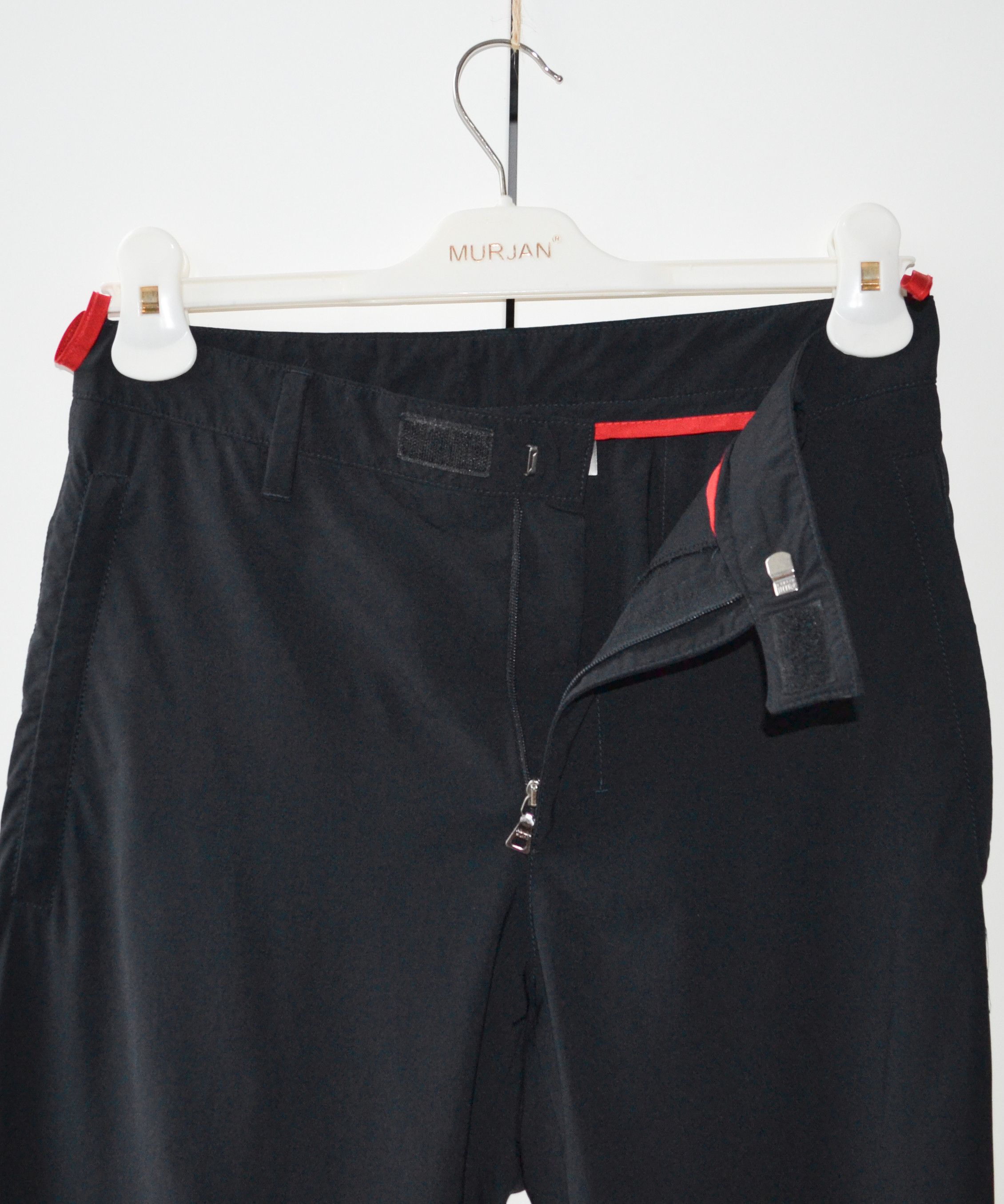 Prada PRADA Pants Nylon Sport Black Zip Red Tab Vintage 1999 Size US 28 / EU 44 - 4 Thumbnail
