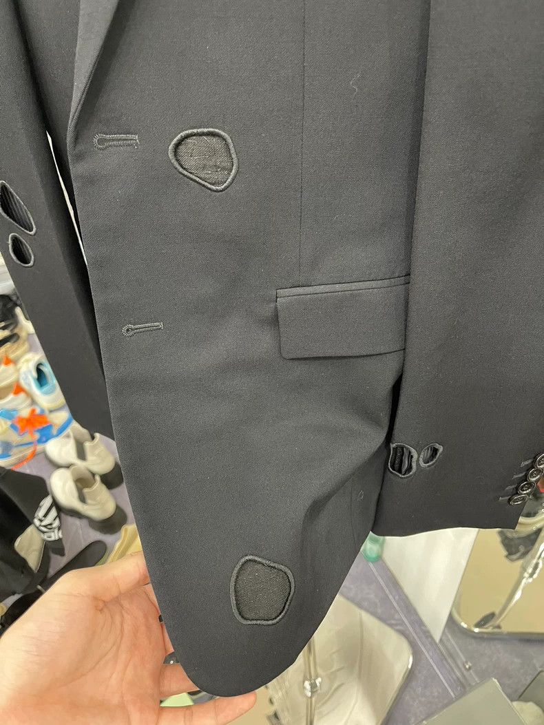 Dior Dior 17 shows wormhole destruction wool suit 2501-Nextarrow Size 42R - 3 Thumbnail
