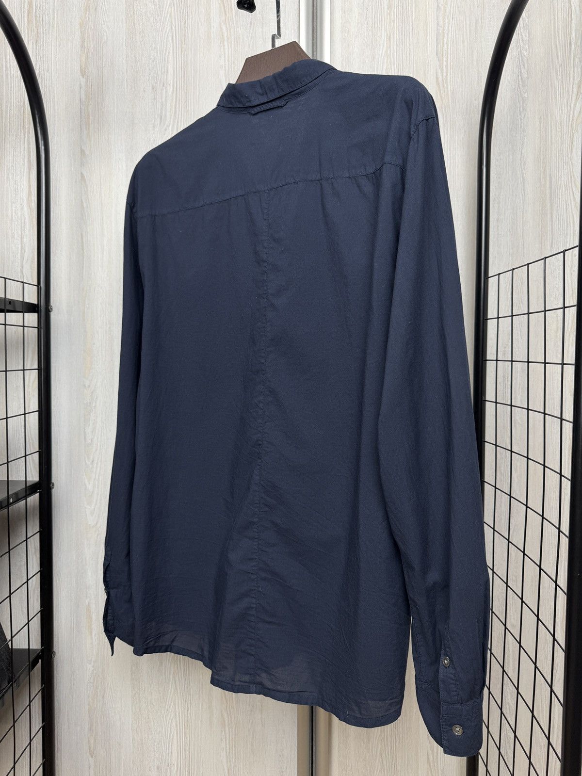 James Perse Standard James Perse solid navy blue vintage rare ls shirt Size US XXL / EU 58 / 5 - 8 Thumbnail