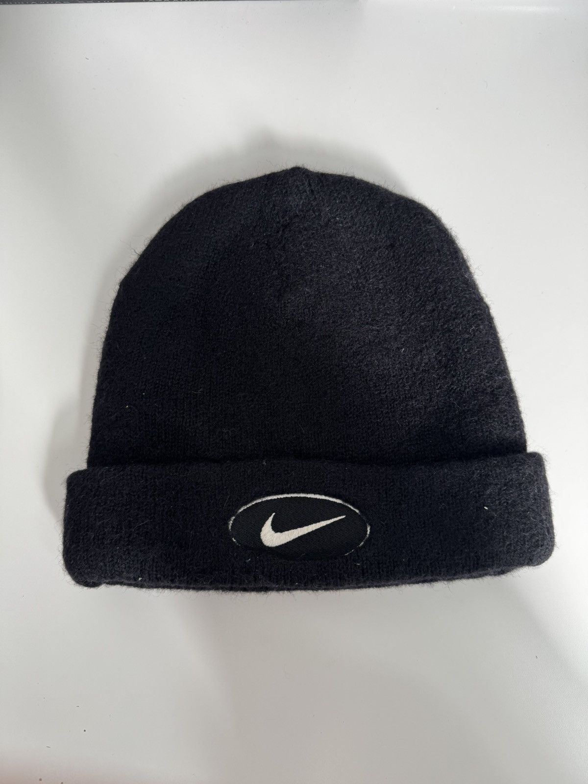 Nike Nike Vintage 00s swoosh hat black streetwear y2k style Size ONE SIZE - 1 Thumbnail