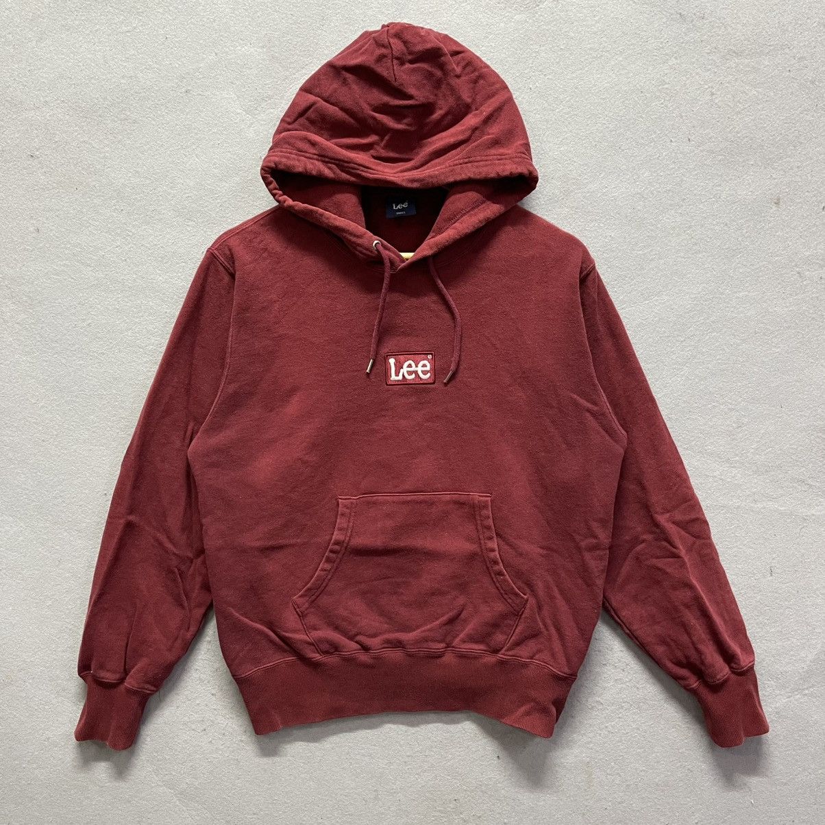 Lee Vintage Lee Japan Licensed Burgundy Hoodie Size US S / EU 44-46 / 1 - 1 Thumbnail
