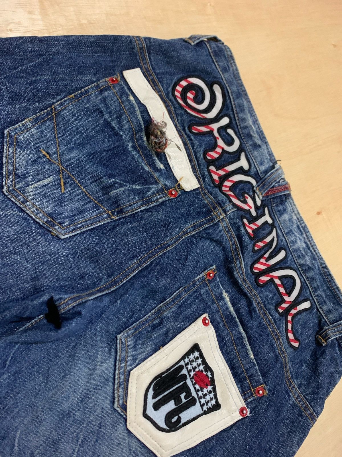 Hysteric Glamour × Japanese Brand × NFL Y2k Original NFL Short Jeans Size US 35 - 5 Thumbnail