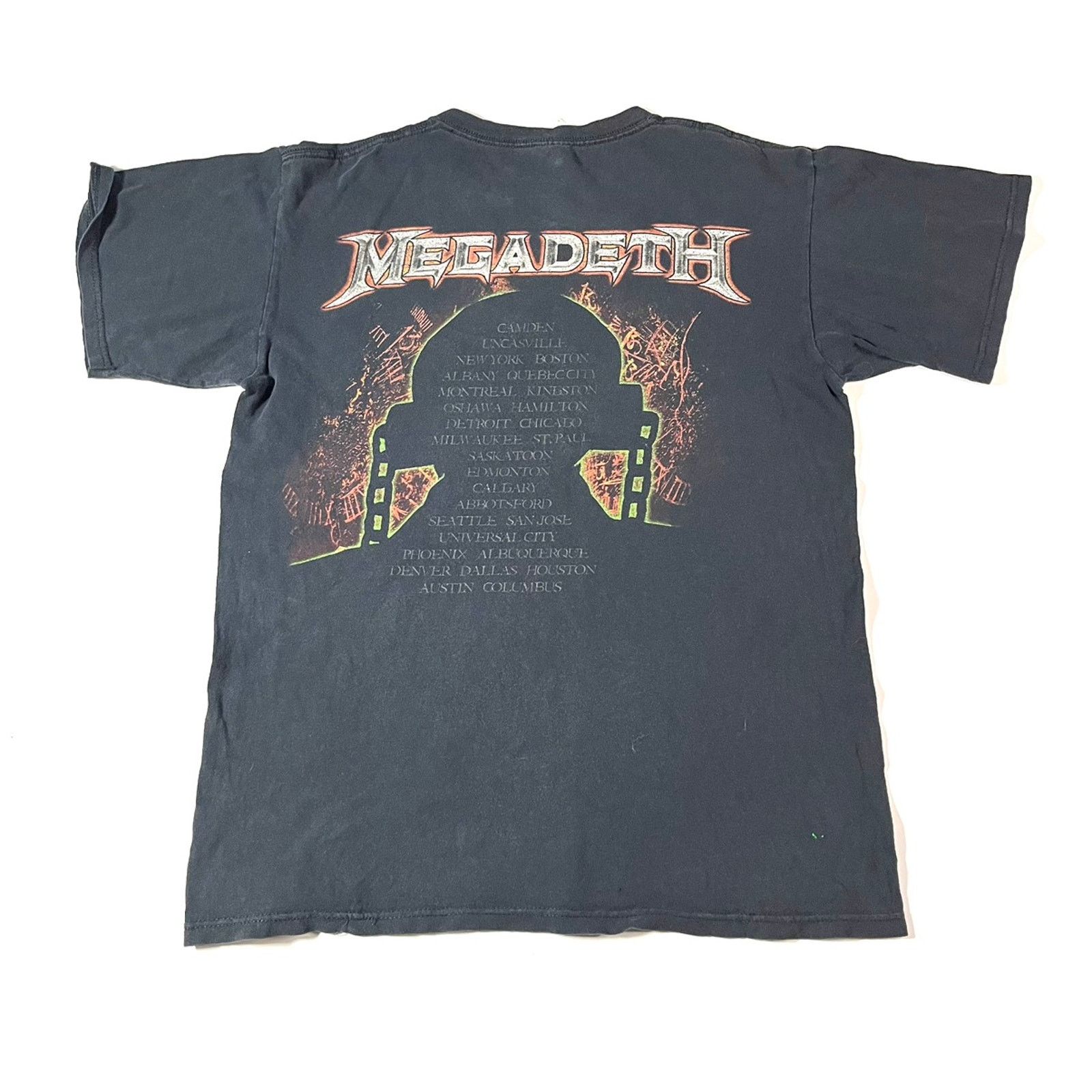 Band Tees 2000’s Anvil Megadeth Thirteen Graphic Band T-shirt Medium Size US M / EU 48-50 / 2 - 7 Thumbnail