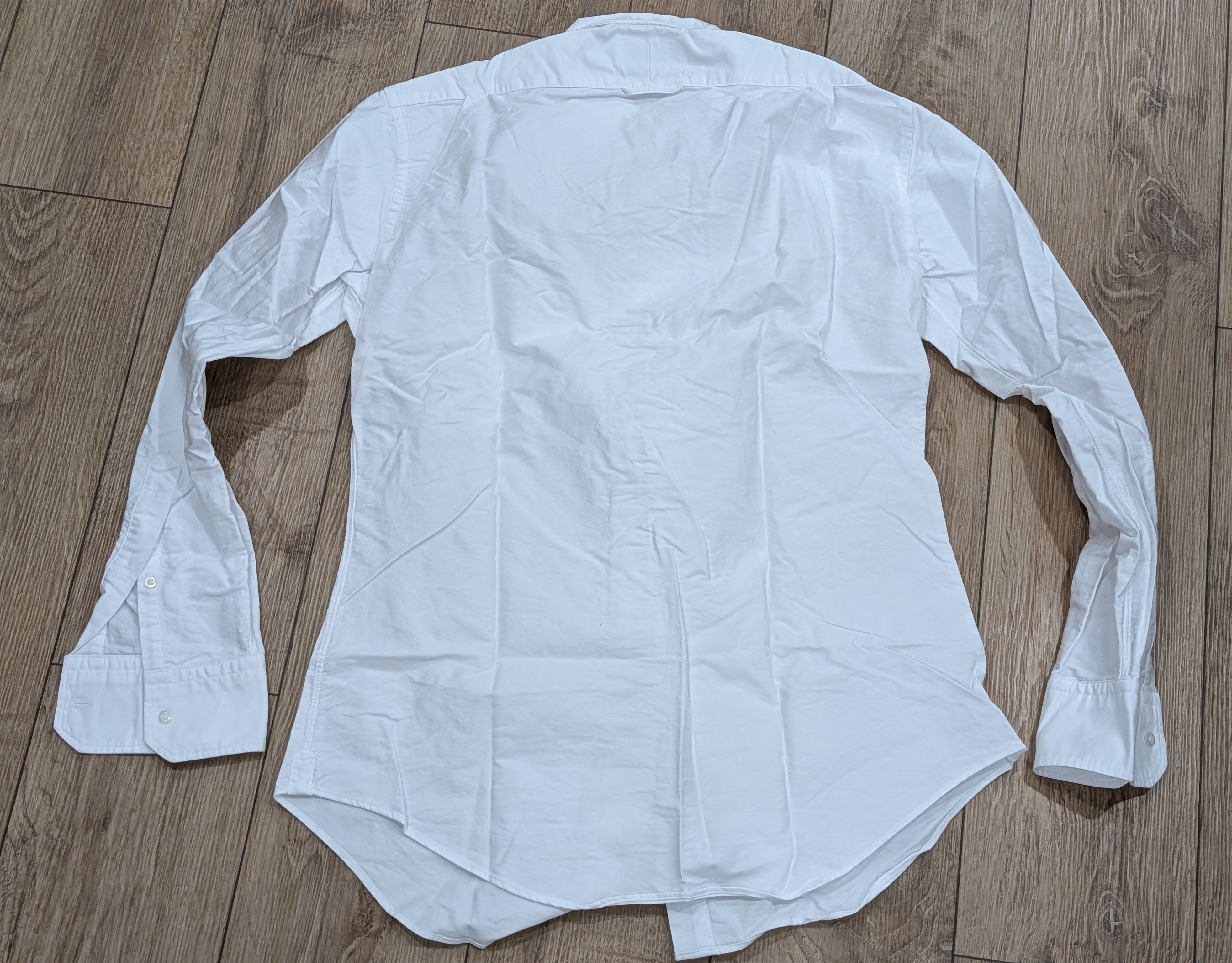 Thom Browne THOM BROWNE Cotton Classic Button Up Shirt White 4 - XL Size US XL / EU 56 / 4 - 4 Thumbnail