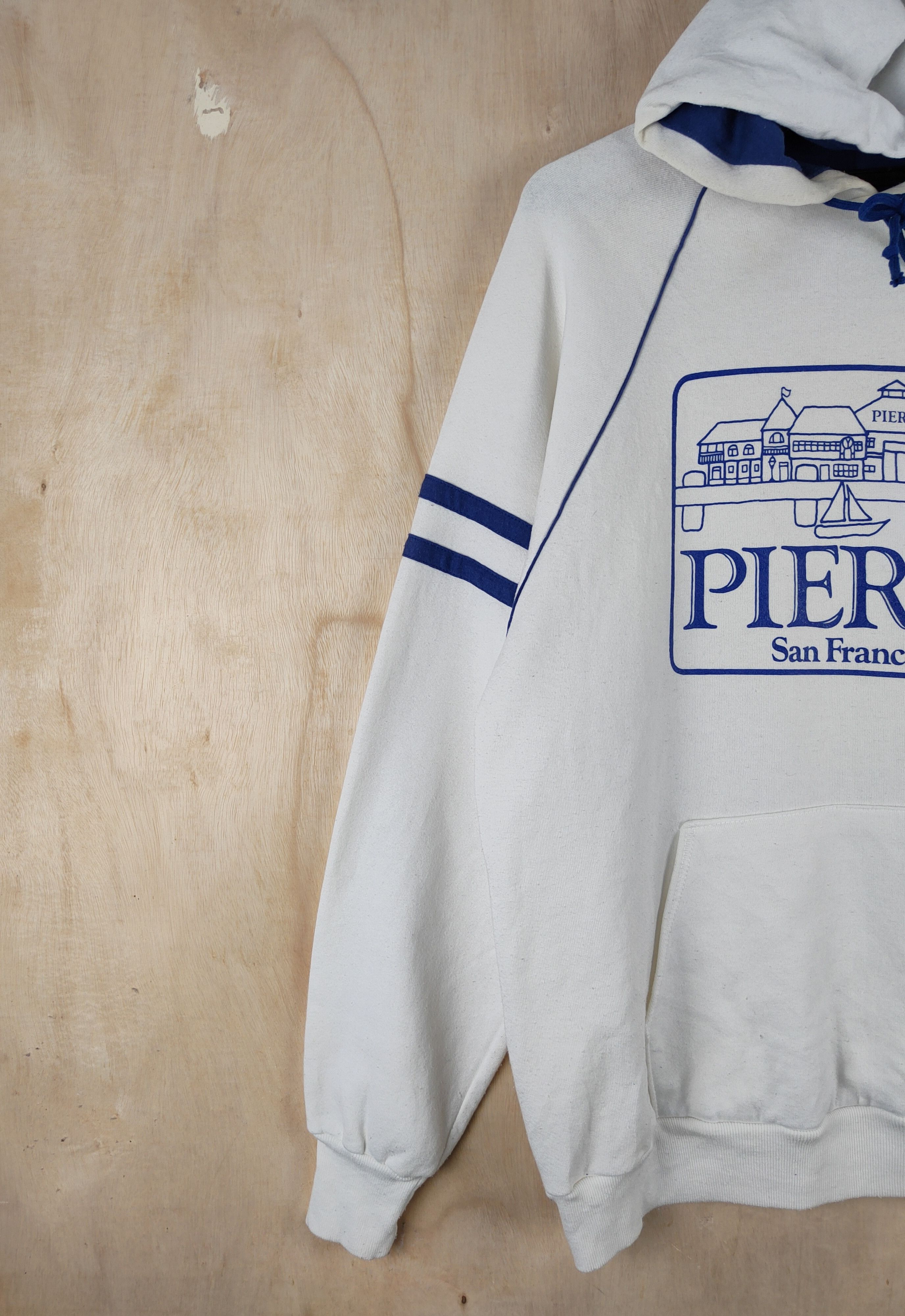 Vintage Pier 39 San Francisco vintage Hoodie Sweatshirts #S2461 Size US L / EU 52-54 / 3 - 4 Thumbnail