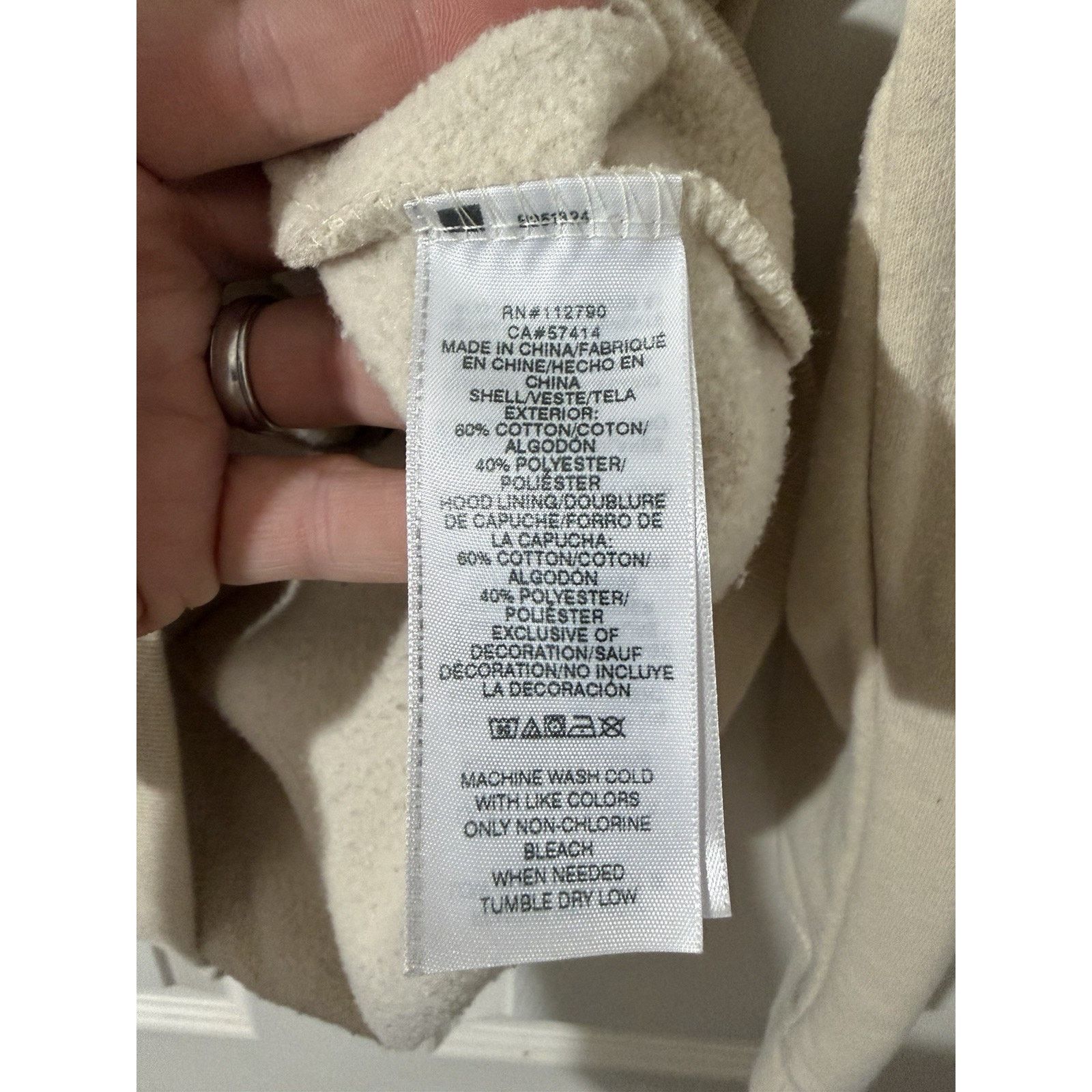 True Religion True Religion Solid SRS Hoodie Sz L Beige Full Zip Buddha Size US L / EU 52-54 / 3 - 3 Thumbnail