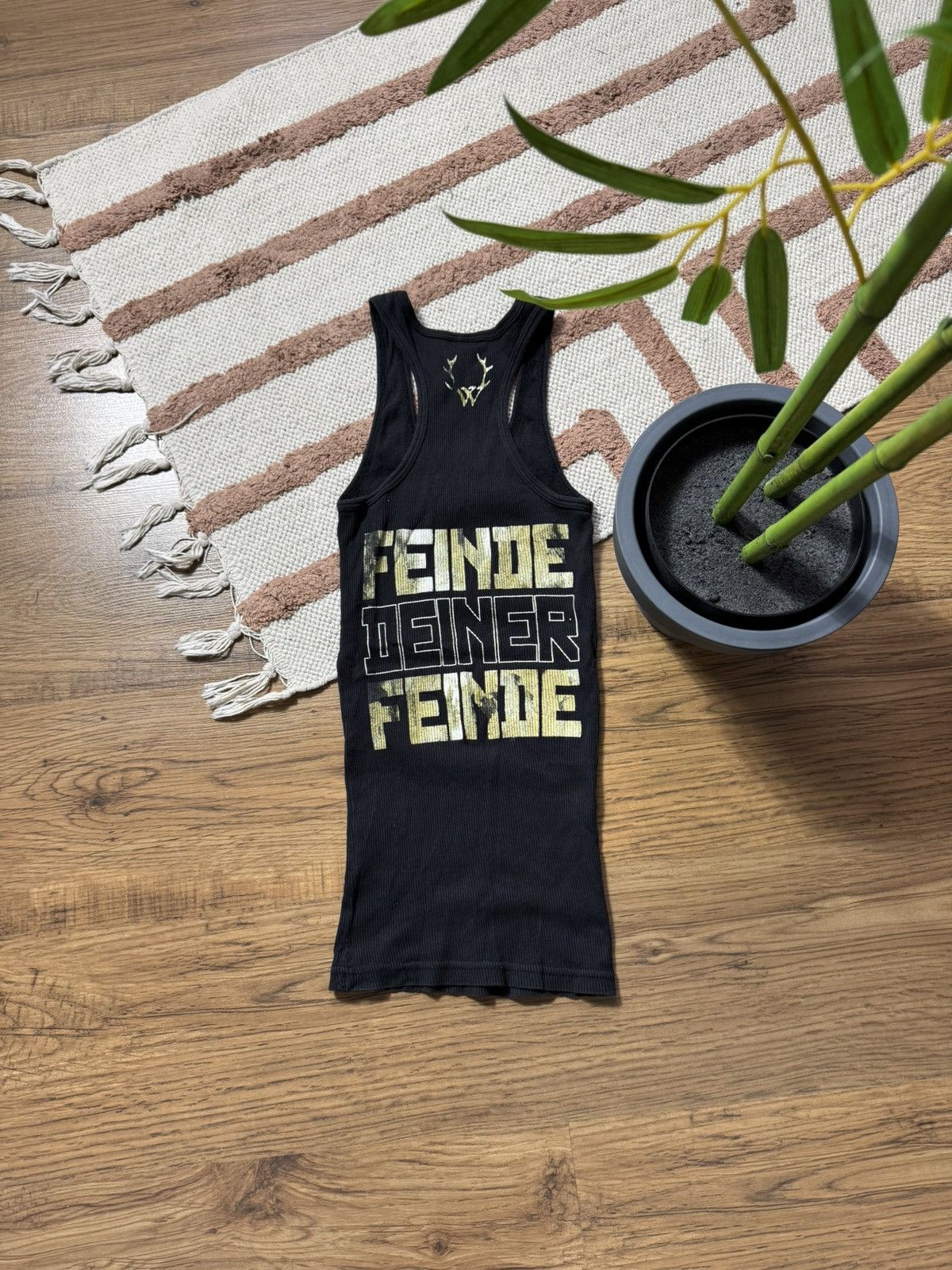 Urban Classics URBAN CLASSICS FREI-WILD FEINDE DEINER Y2K PRINTED TANK TOP Size XS / US 0-2 / IT 36-38 - 2 Thumbnail
