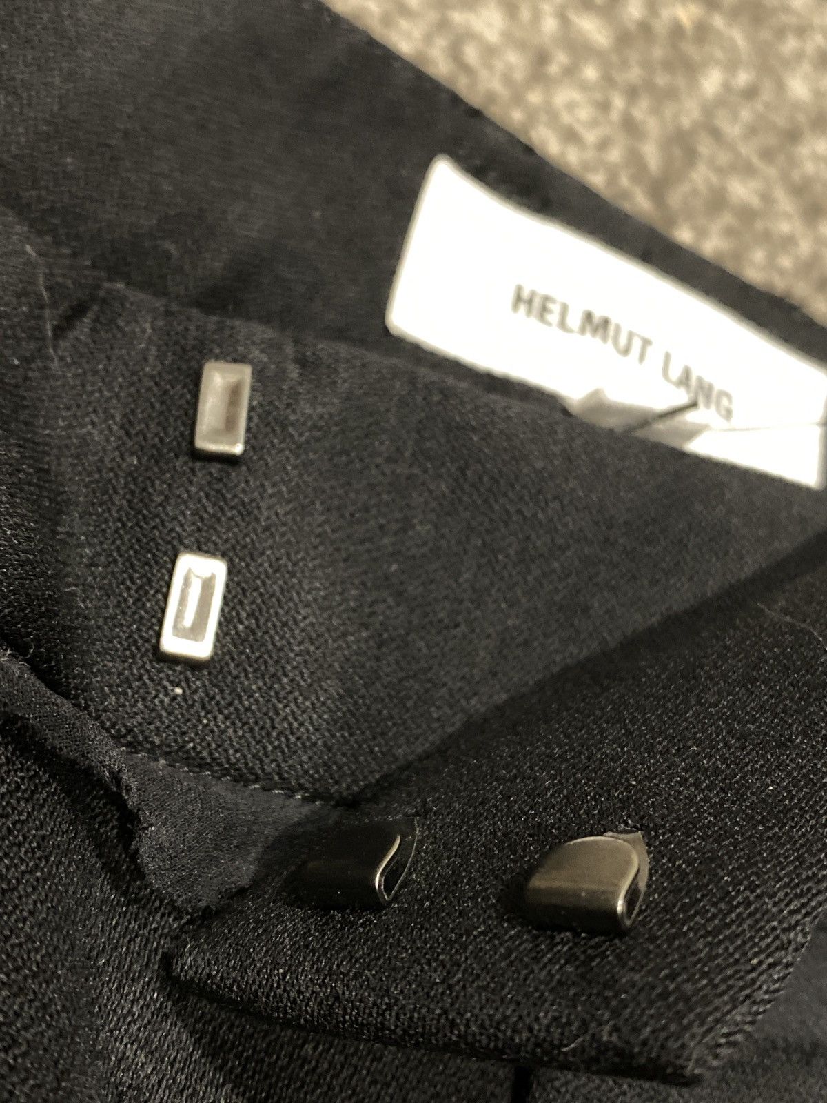 Helmut Lang Helmet Lang Smoking Wool Black Pants Size 26" / US 2 / IT 38 - 5 Thumbnail