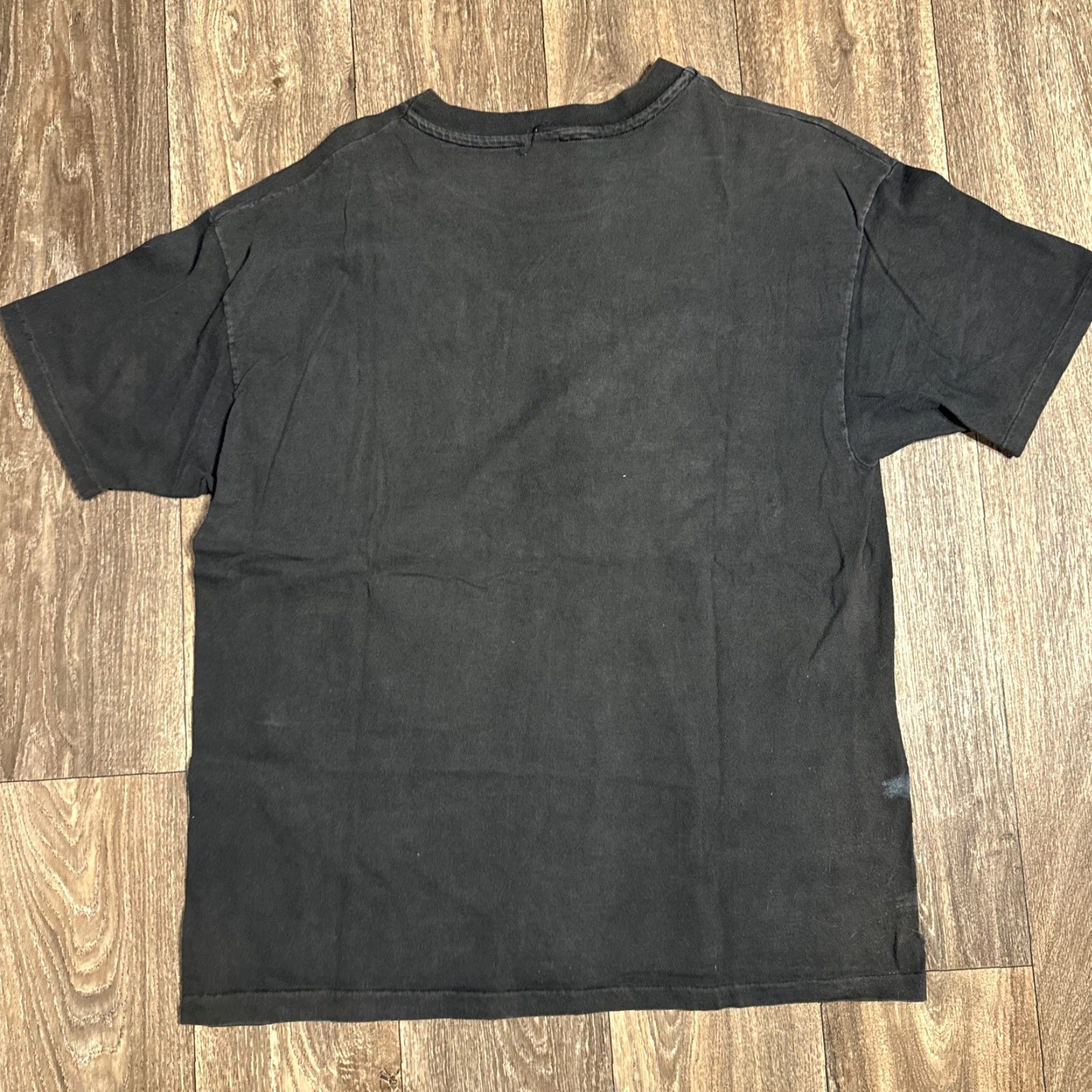 Vintage VINTAGE 1994 Wolf Husky Nature Animal Husky Black Big Graphic AOP T-Shirt XL Mens Size US XL / EU 56 / 4 - 7 Thumbnail