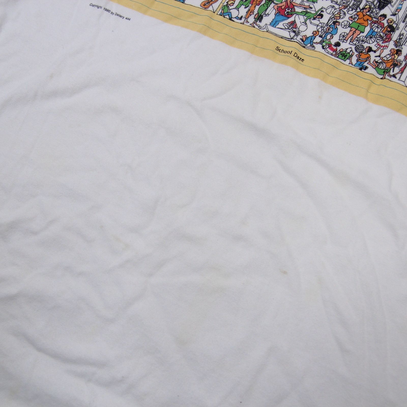 Vintage Vintage B.Johnson "School Daze" Cartoon Graphic Art Shirt Size US XL / EU 56 / 4 - 6 Thumbnail