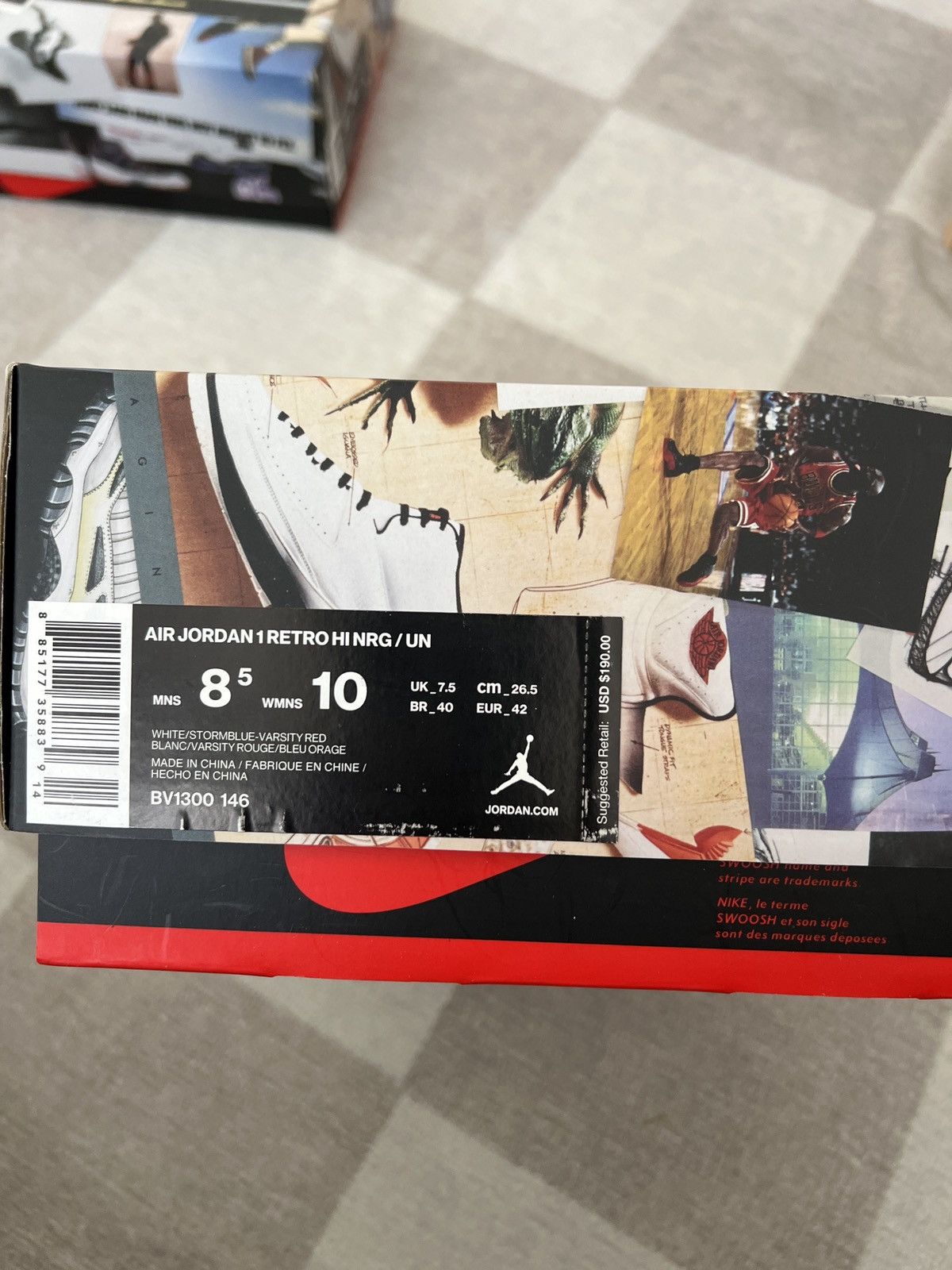 Jordan Brand × Union LA Jordan 1 high x union la storm blue 8.5us Size US 8.5 / EU 41-42 - 9 Thumbnail