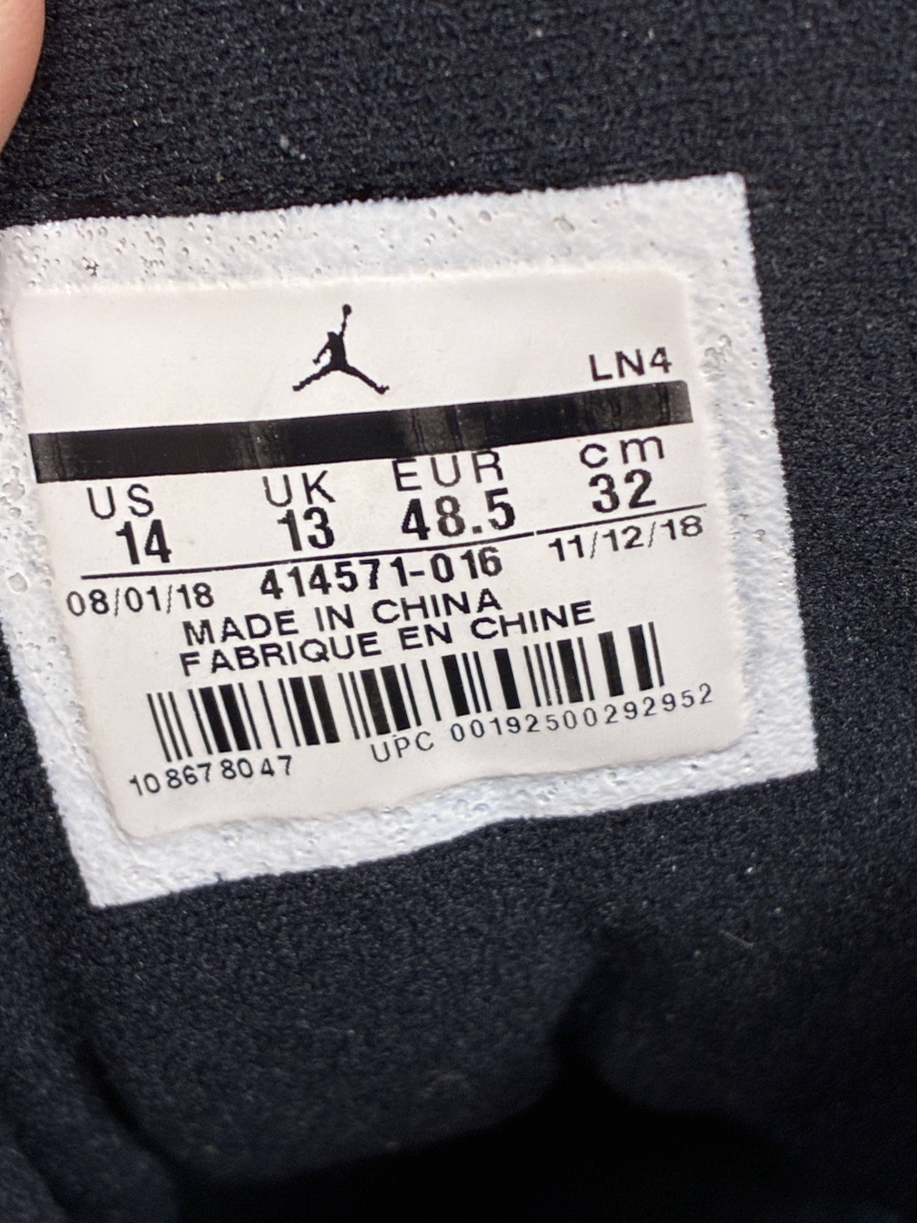 Jordan Brand Jordan Air Jordan 13 Retro Atmosphere Grey 2019 Size 14 Size US 14 / EU 47 - 7 Thumbnail