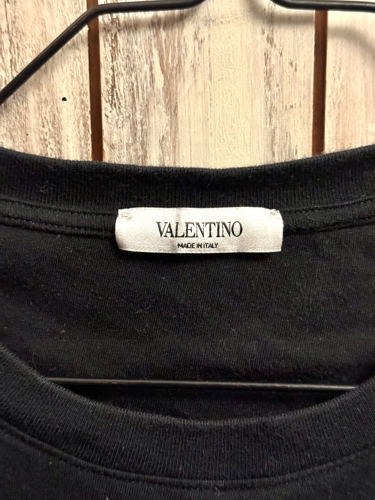 Valentino black animal print logo t-shirt Valentino S men Size US S / EU 44-46 / 1 - 2 Thumbnail
