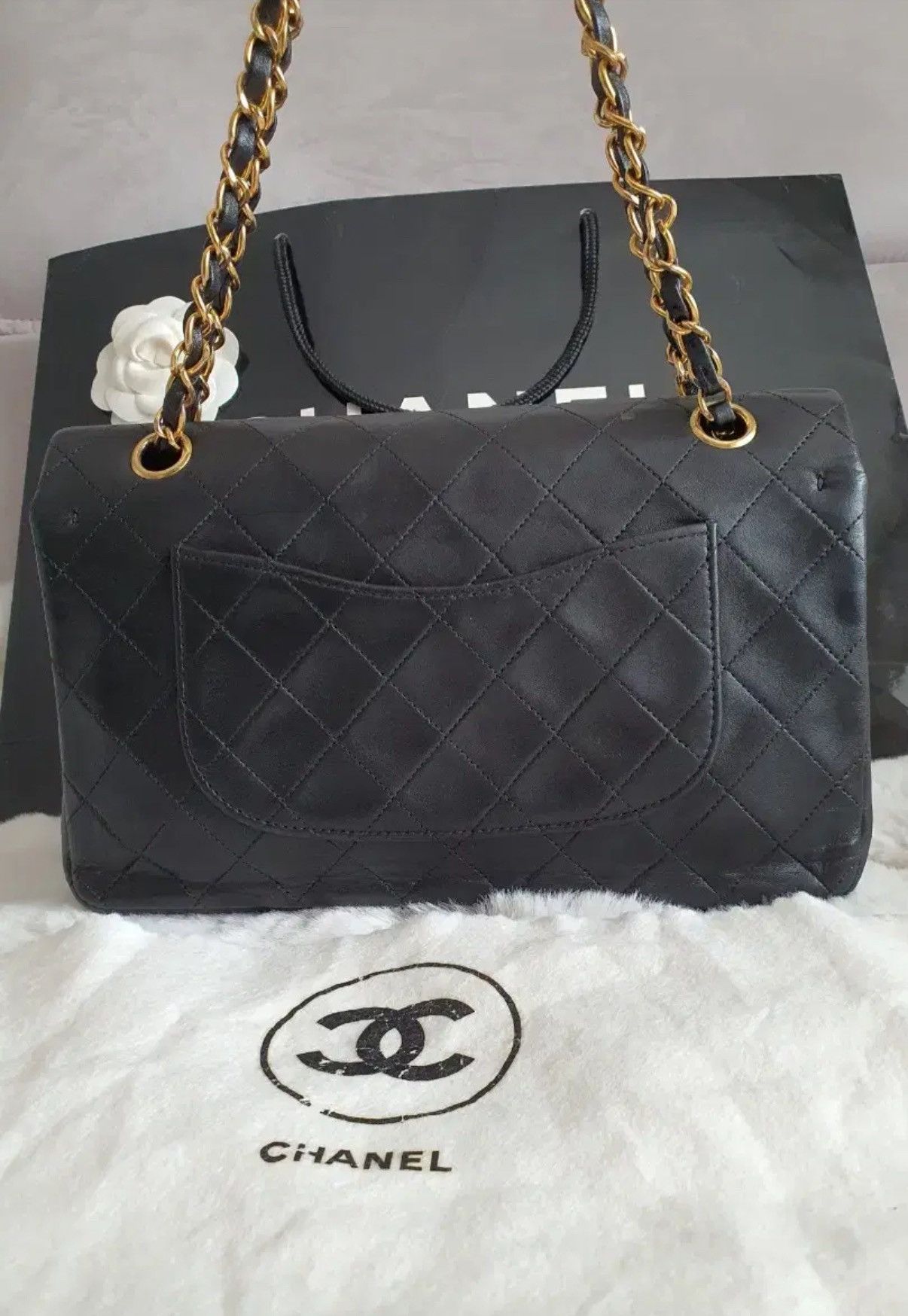 Chanel Chanel Medium Classic Flap (Gold Hardware Size ONE SIZE - 2 Thumbnail