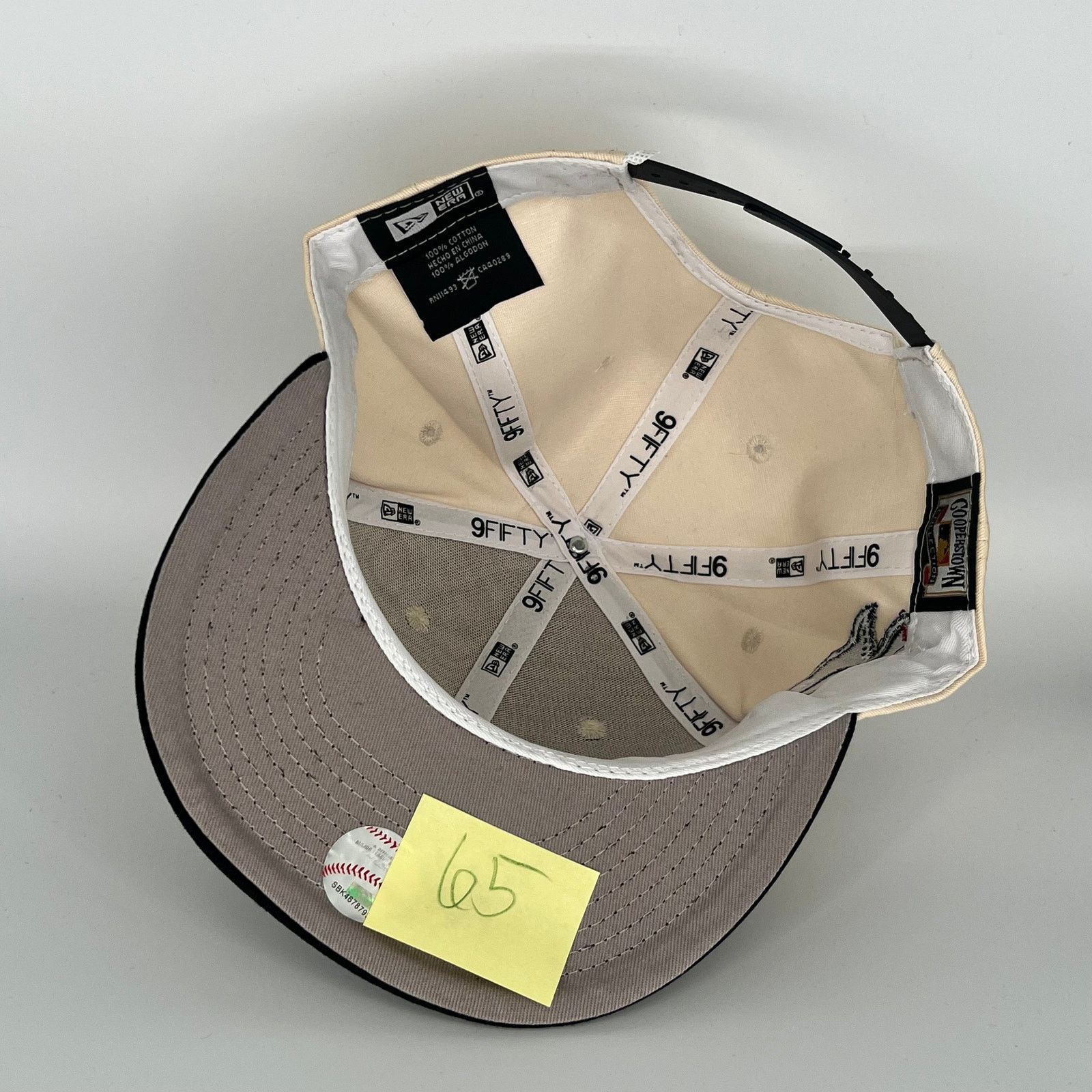 New Era Khaki Black Boston Red Sox A.L Side Patch New Era MLB 9Fifty Size ONE SIZE - 4 Thumbnail