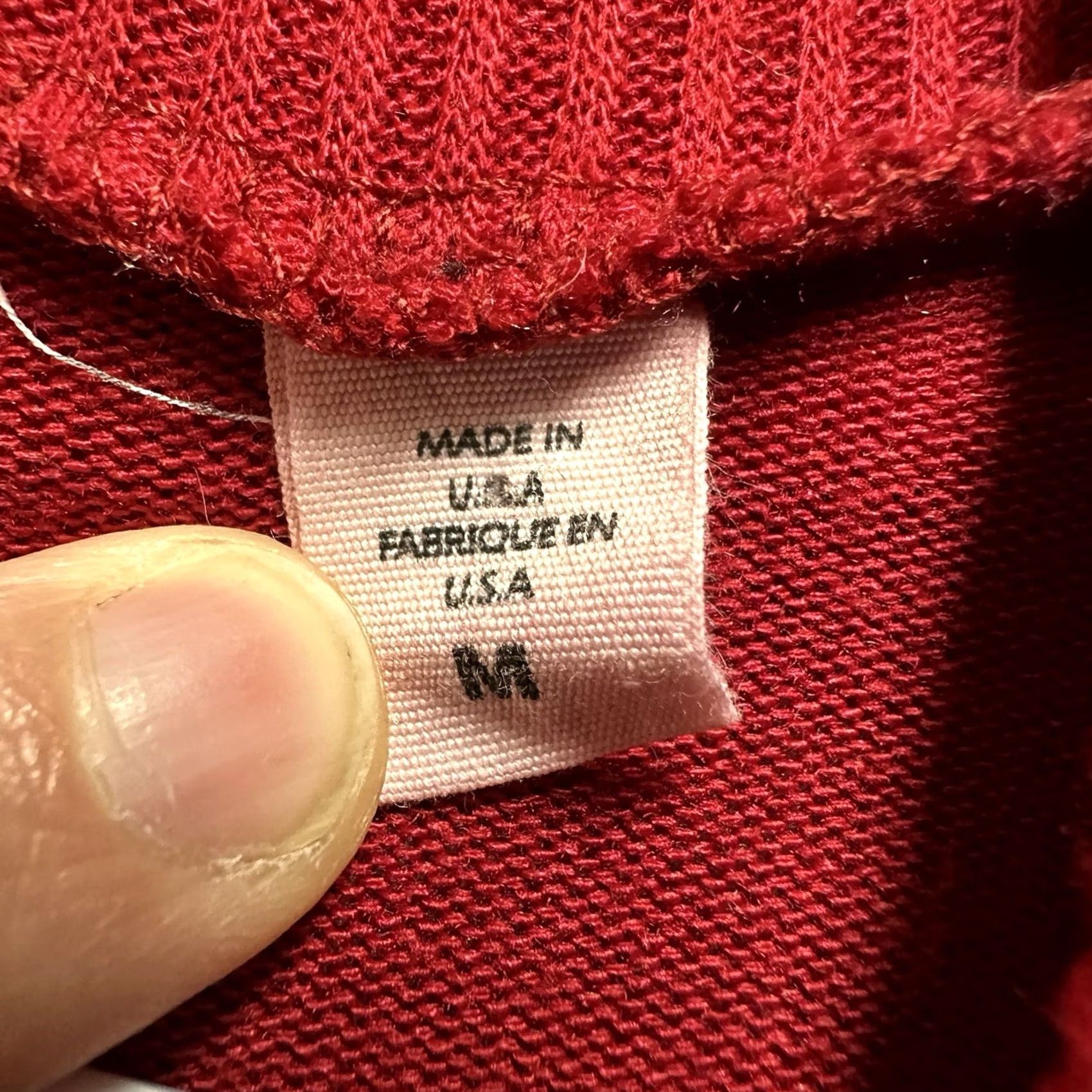 Urban Outfitters Vintage Urban Outfitters Cardigan Sweater Womens Medium Red Open Front Pockets USA Size M / US 6-8 / IT 42-44 - 4 Thumbnail