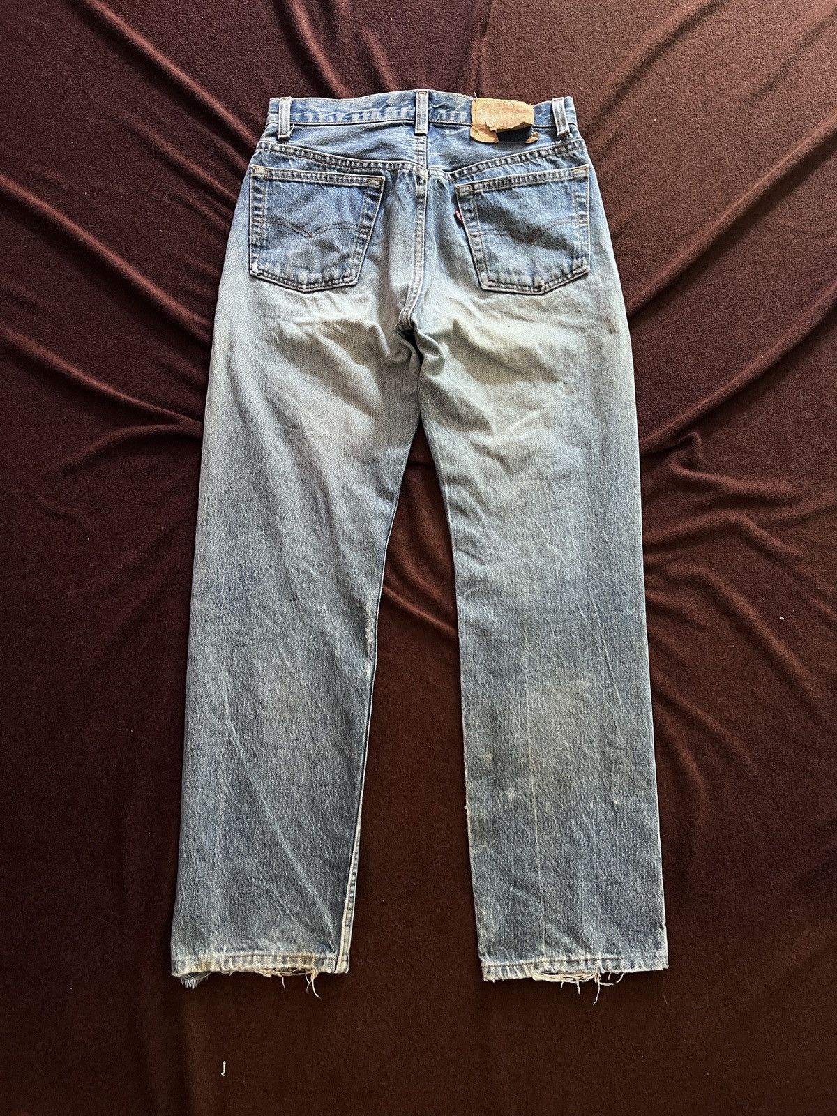 Levi's Vintage Clothing VINTAGE 501 LEVIS DENIM DISTRESSED Size US 29 - 1 Thumbnail