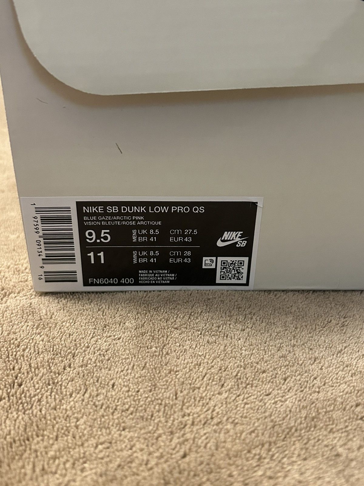 Girls Don't Cry × Nike Verdy Visty SB Dunk Low Size US 9.5 / EU 42-43 - 11 Thumbnail