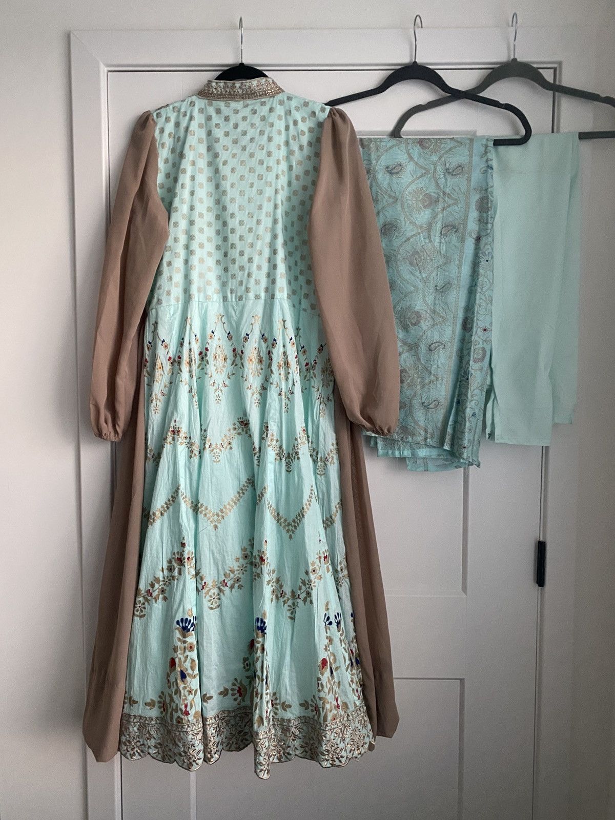 Other Indian Bollywood Anarkali Set of 3 Pakistani Party Midi . Size L / US 10 / IT 46 - 4 Thumbnail