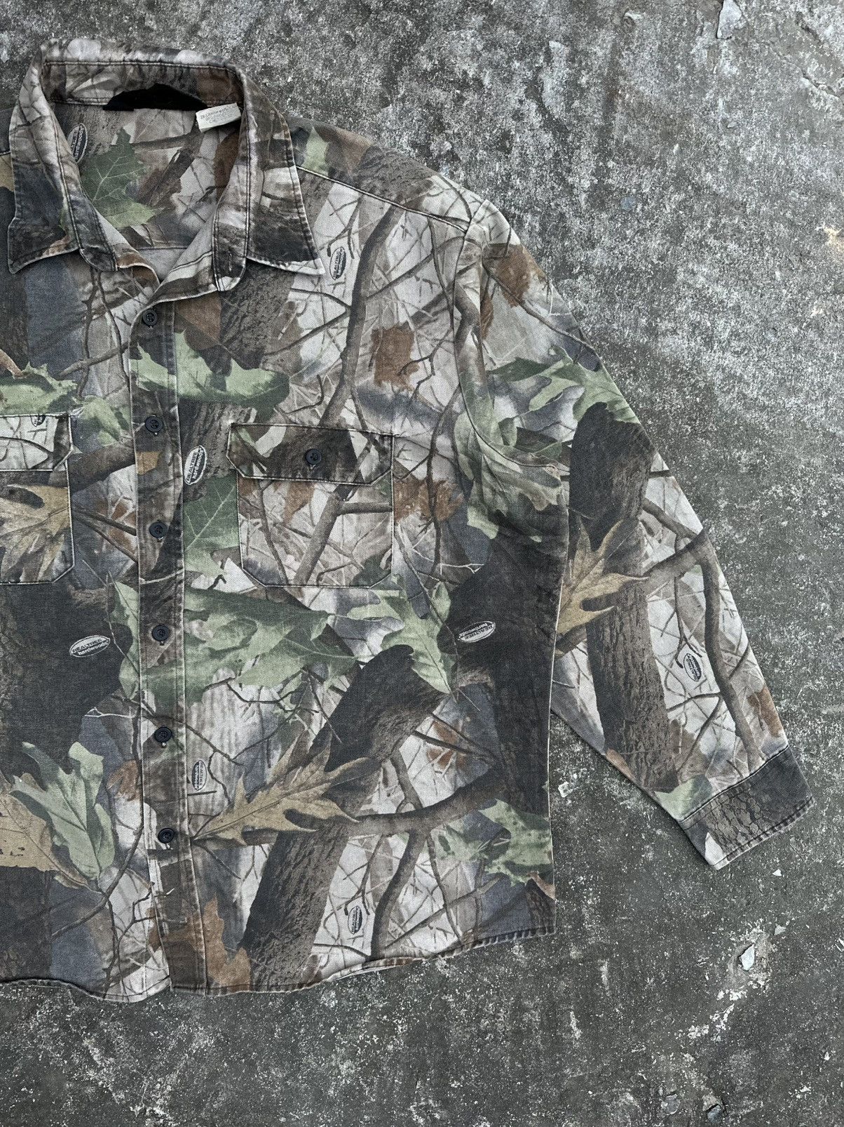 Carhartt × Vintage Crazy Vintage Carhartt Style Faded Realtree Camo Shirt Size US XXL / EU 58 / 5 - 3 Thumbnail
