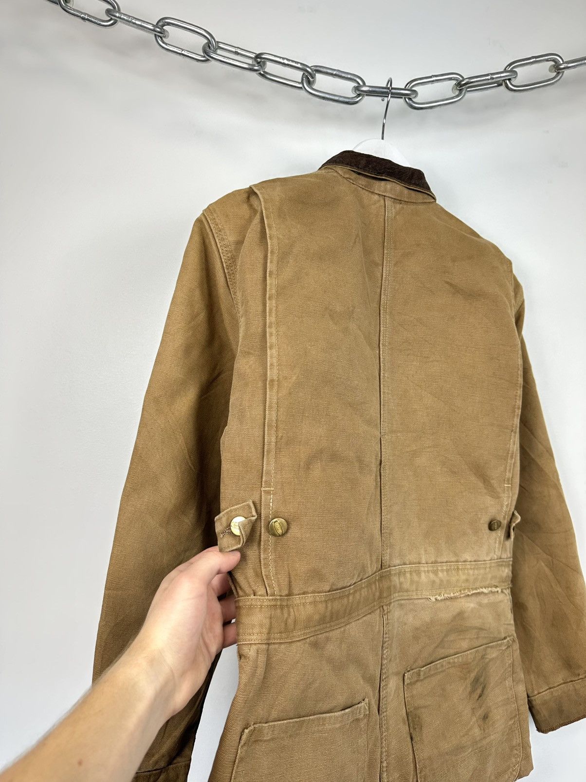 Carhartt Vintage 70s Carhartt USA Rare Utility Arctic Detroit Jacket Size US S / EU 44-46 / 1 - 13 Thumbnail
