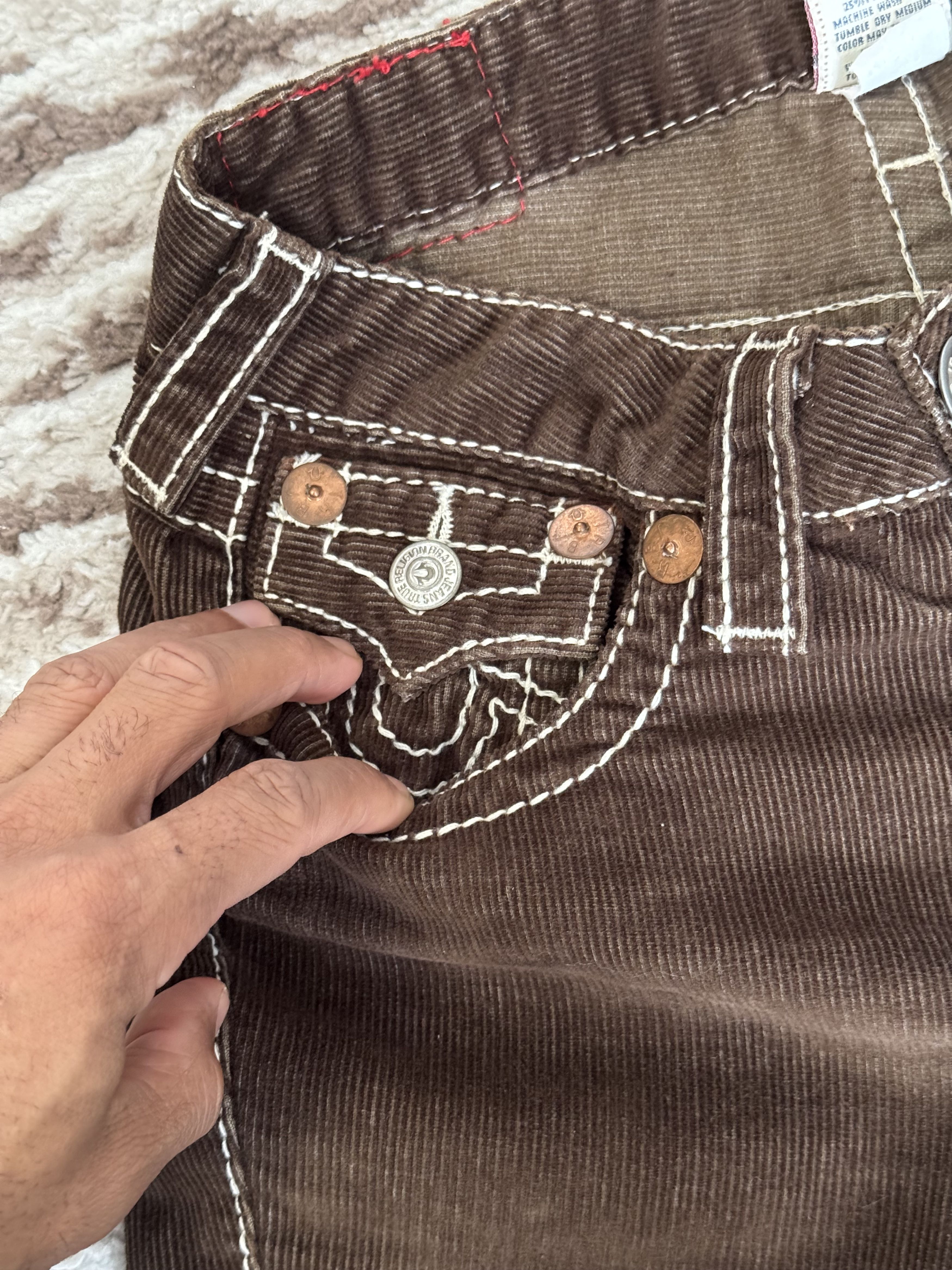 Flare vintage True Religion corduroy Boot Cut