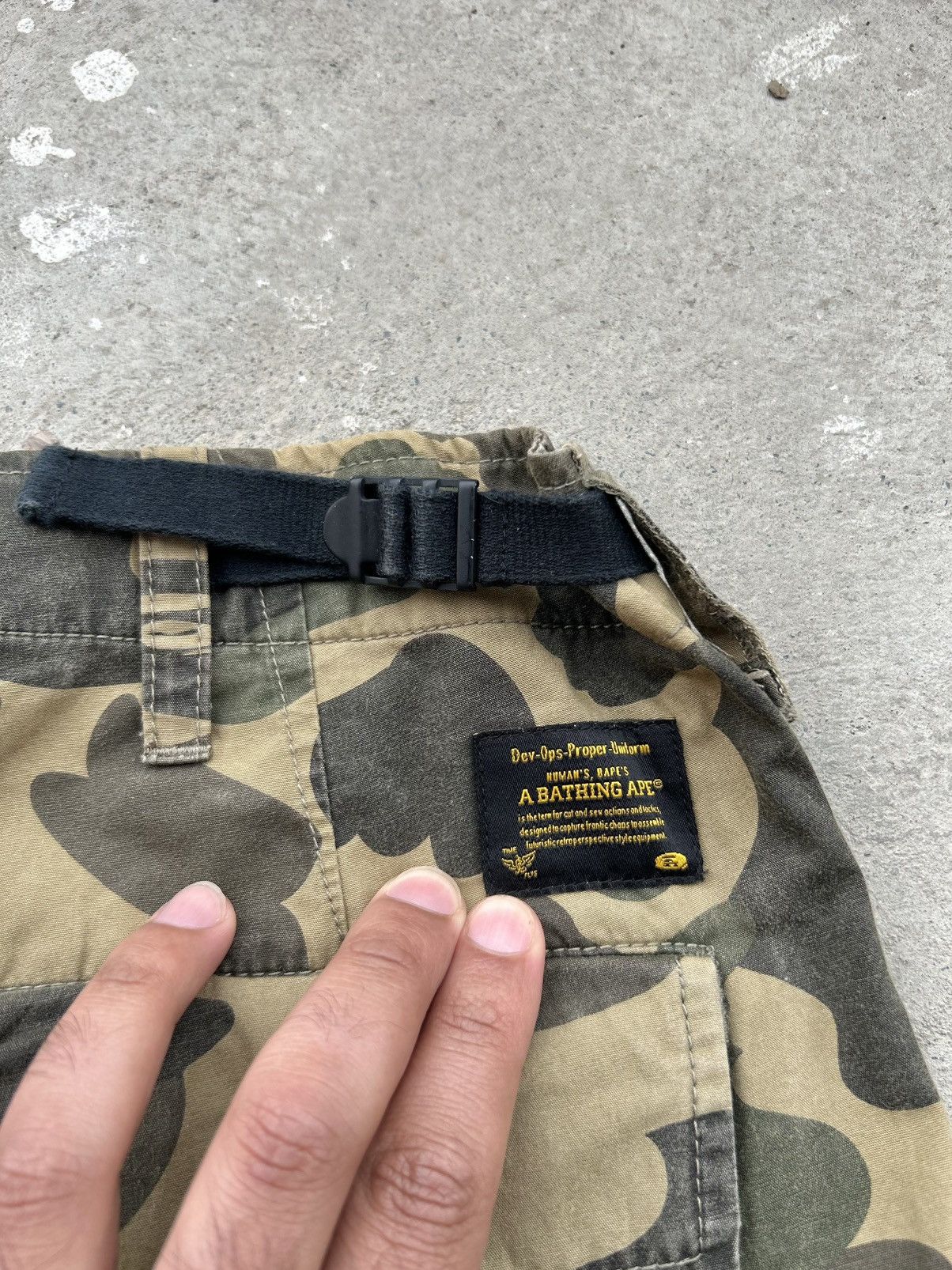 Bape CRAZY RARE BAPE NIGO FIRST CAMO CROPPED PANTS Size US 32 / EU 48 - 4 Thumbnail