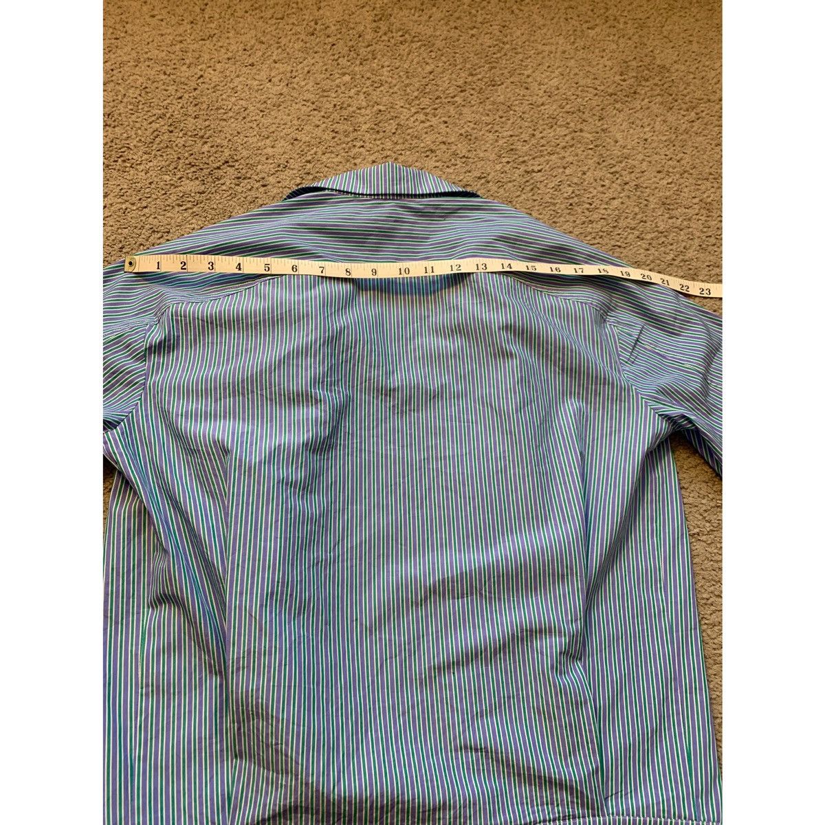 GOETZE GOETZE PLEATED CROPPED STRIPE SHIRT JACKET Size US S / EU 44-46 / 1 - 20 Thumbnail