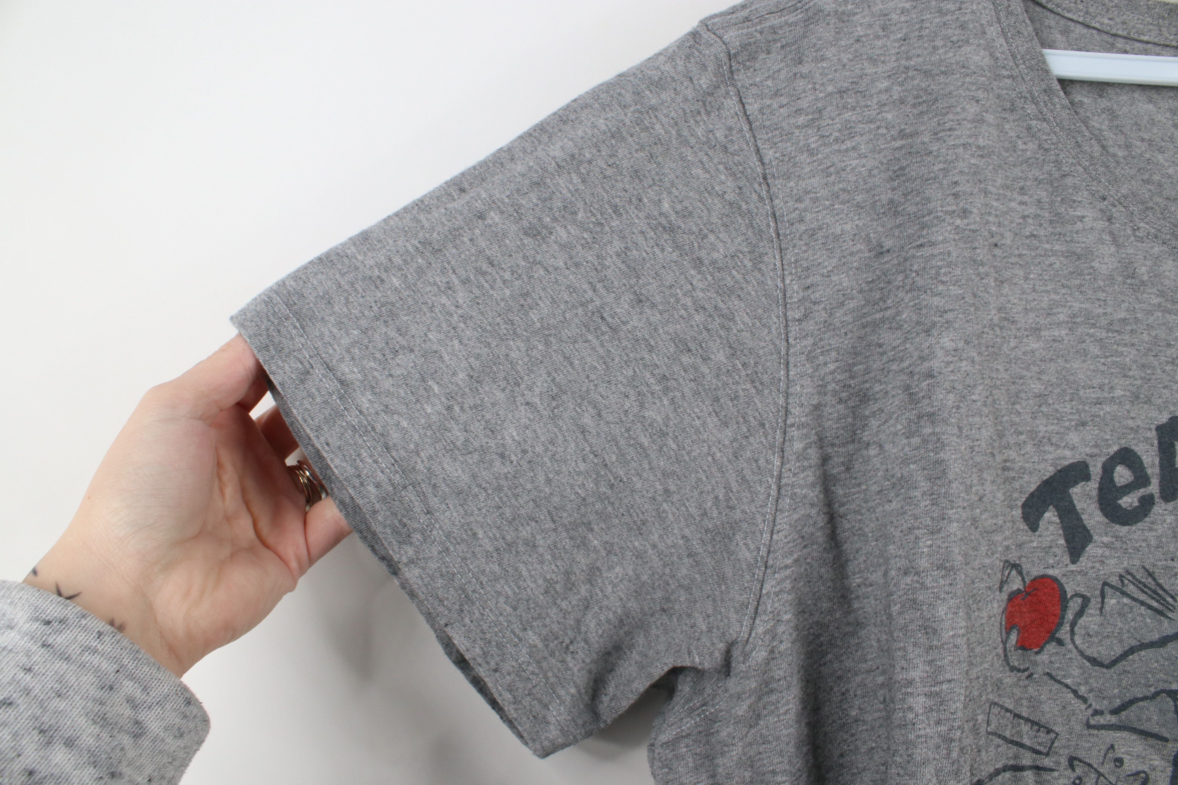 Life is Good × Vintage Life Is Good Teacher Creature Short Sleeve T-Shirt Gray Size XL / US 12-14 / IT 48-50 - 9 Thumbnail