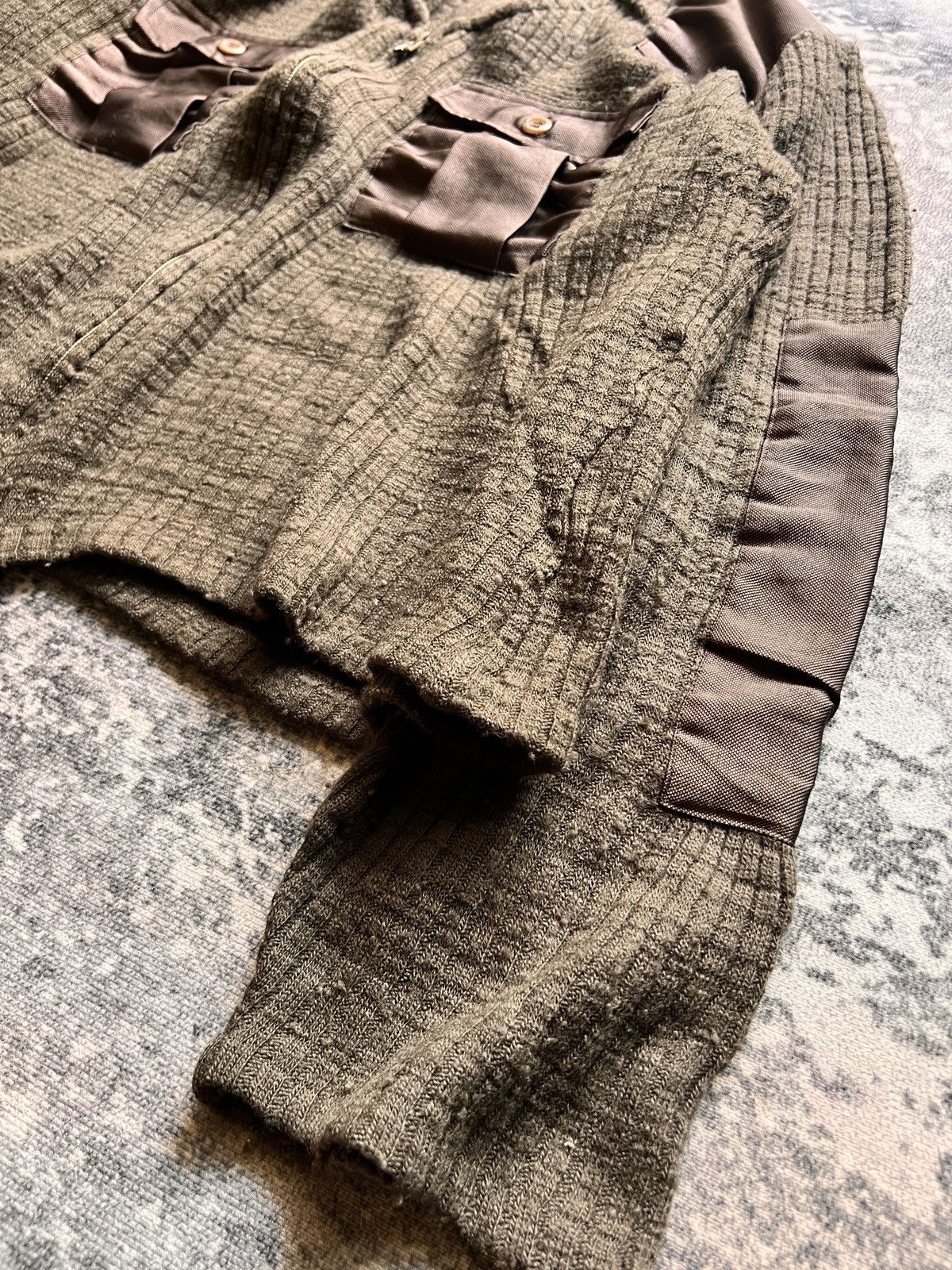 KEITAMARUYAMA Keita Mruyama Laine Wool Double Pocket Military Style Jacket Size US M / EU 48-50 / 2 - 6 Thumbnail