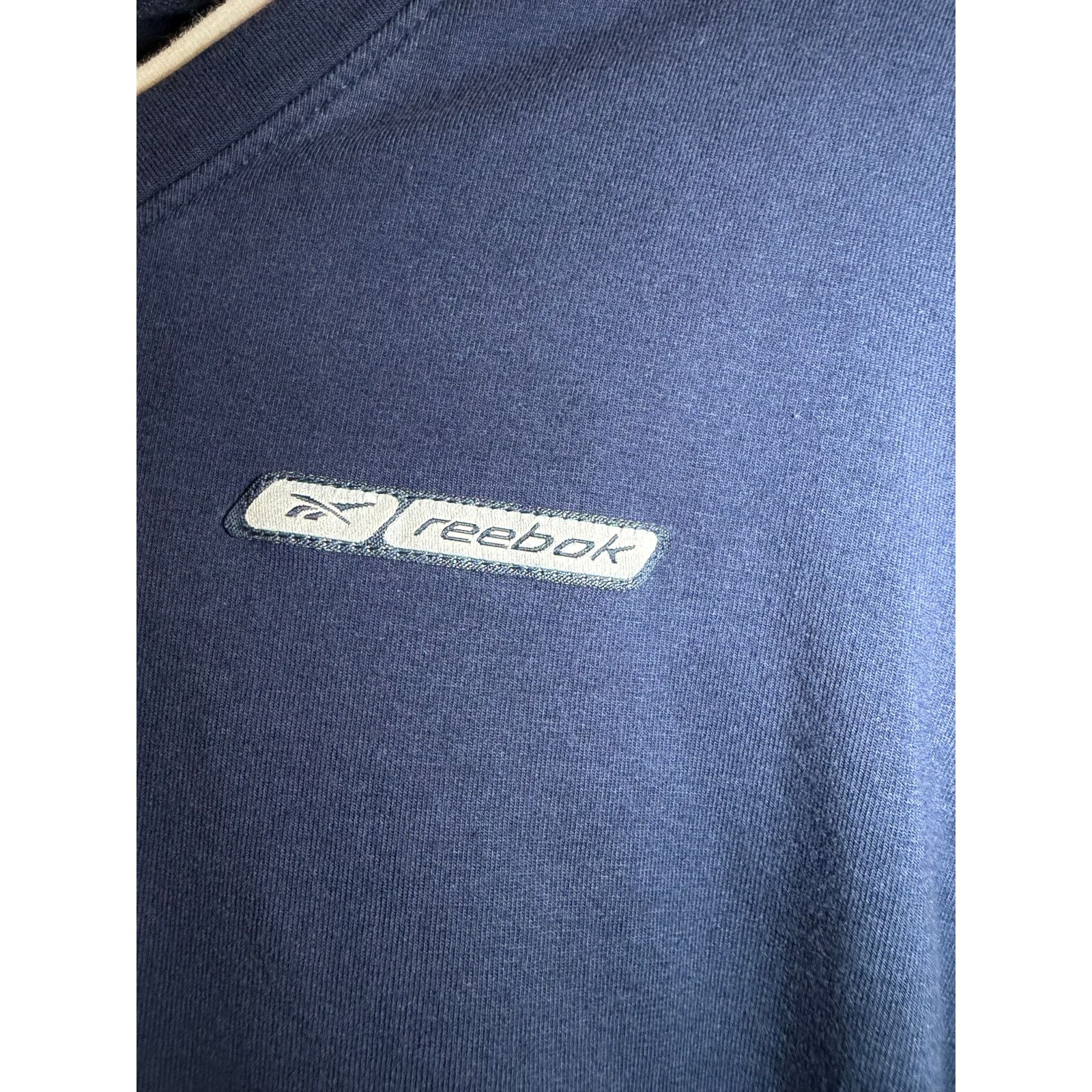 Reebok Early 2000s Reebok Navy Blue V-Neck Athletic Dress Size M / US 6-8 / IT 42-44 - 2 Thumbnail