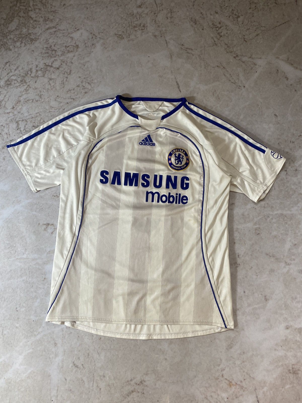 Adidas × Chelsea Soccer Chelsea LAMPARD #8 RETRO Away Football Soccer Jersey Adidas Size US XXL / EU 58 / 5 - 1 Thumbnail