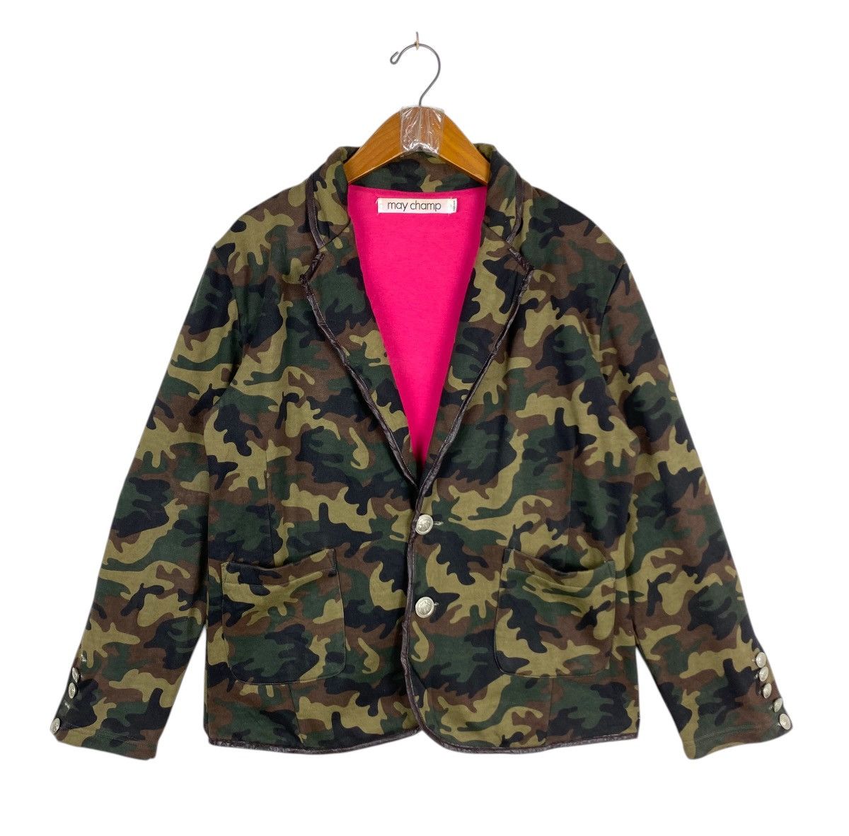 Japanese Brand Rare‼️ May Champ Camouflage Blazer Size M / US 6-8 / IT 42-44 - 1 Thumbnail