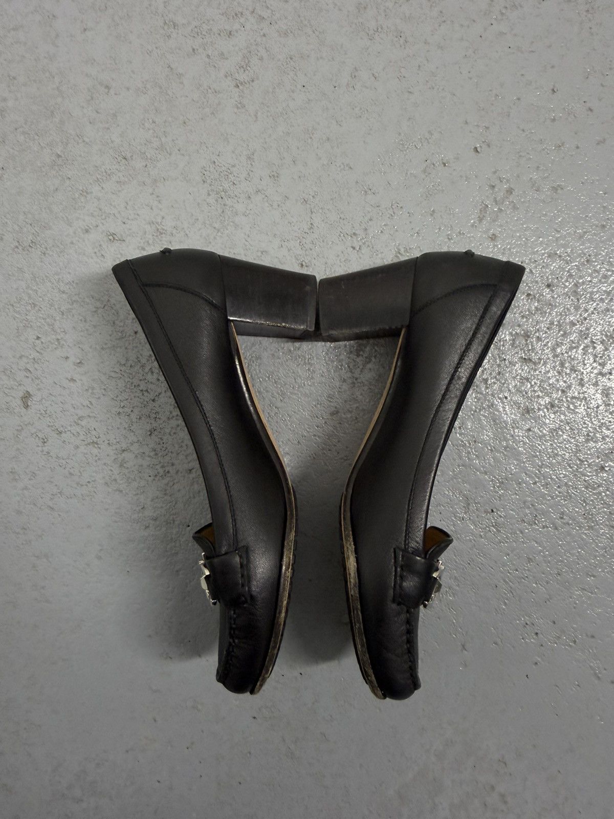 Salvatore Ferragamo Vintage Salvatore Ferragamo Leather Heels Size US 9 / IT 39 - 5 Thumbnail