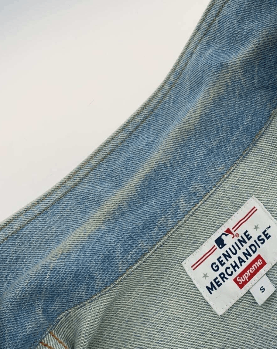 Supreme Supreme New York Yankees Denim Jacket Size US S / EU 44-46 / 1 - 6 Thumbnail