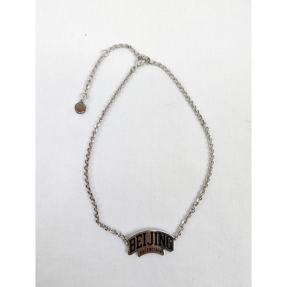 Balenciaga o1rshd1 Size: OS / Beijing Necklace in Silver Size ONE SIZE - 4 Thumbnail