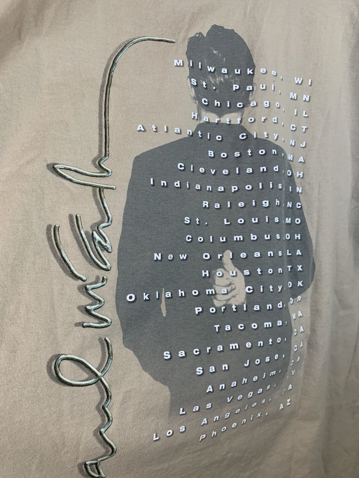 Band Tees × Giant × Vintage *RARE* Vintage 2002 Paul McCartney Beatles Tour Giant Shirt Size US XL / EU 56 / 4 - 6 Thumbnail