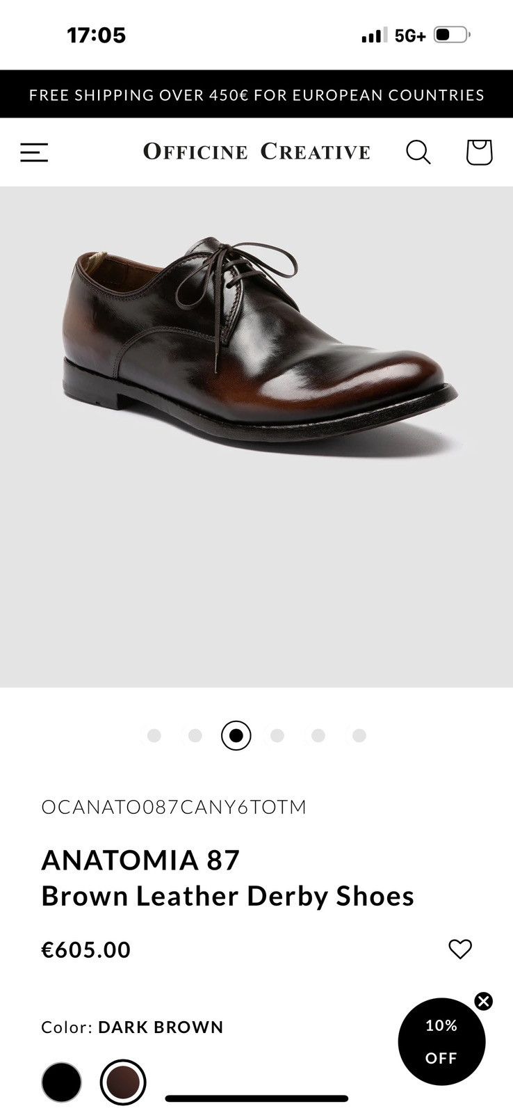 Officine Creative Officine Creative Vintage Handmade Burgundy Leather Size US 10 / EU 43 - 6 Thumbnail