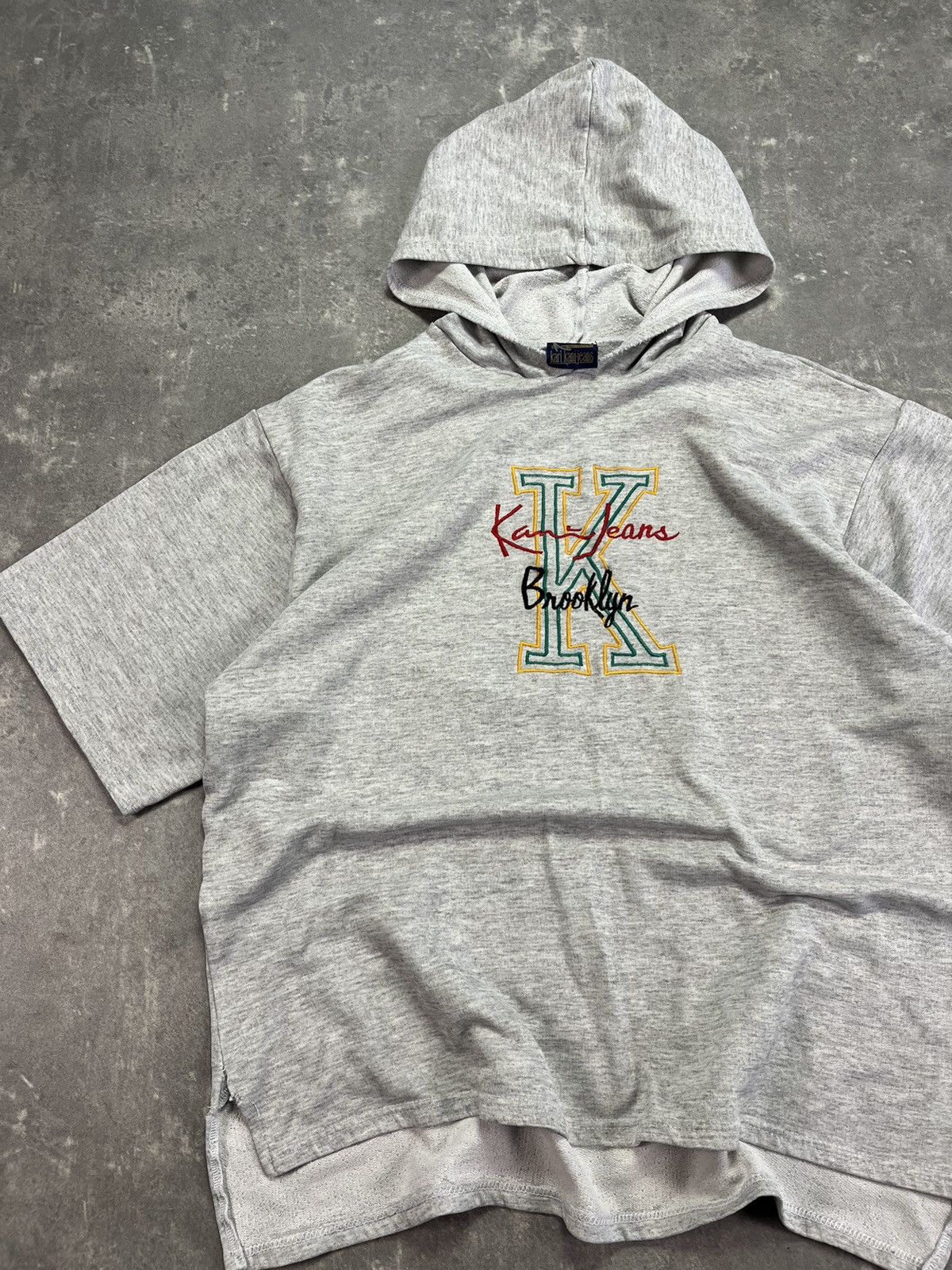 Karl Kani 90s Karl Kani Hooded Short Sleeve Tee L Brooklyn 2 Pac Tupac Size US L / EU 52-54 / 3 - 3 Thumbnail