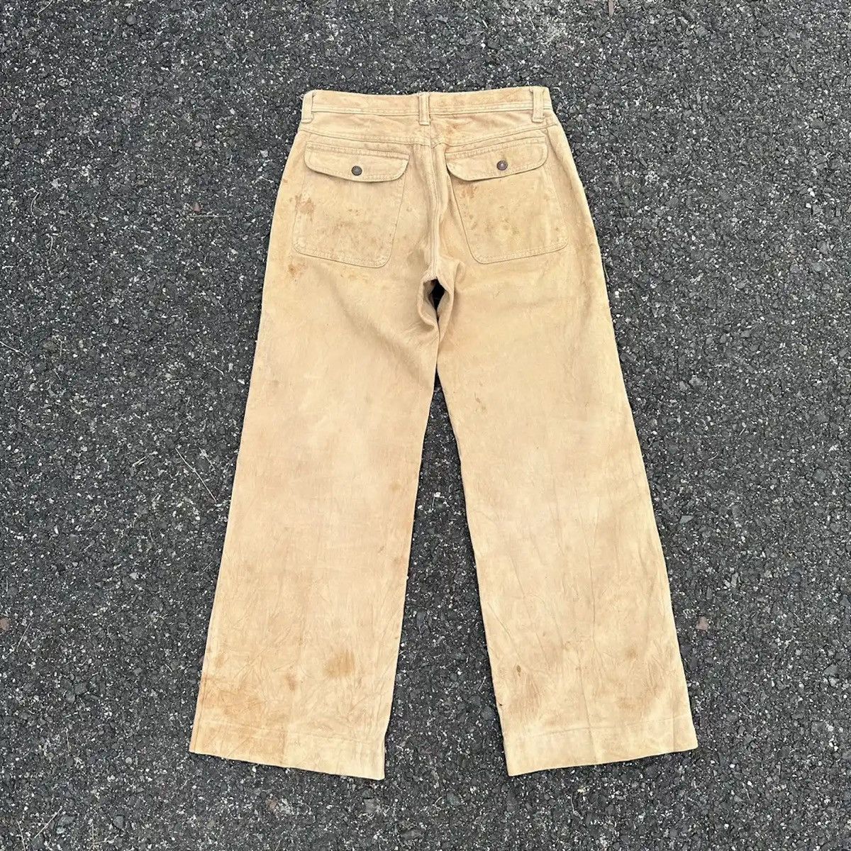 Beauty Beast RUSTY DIRTY 💥 JAPANESE VINTAGE JEANS BAGGY BROWN PANTS W28 Size US 28 / EU 44 - 11 Thumbnail